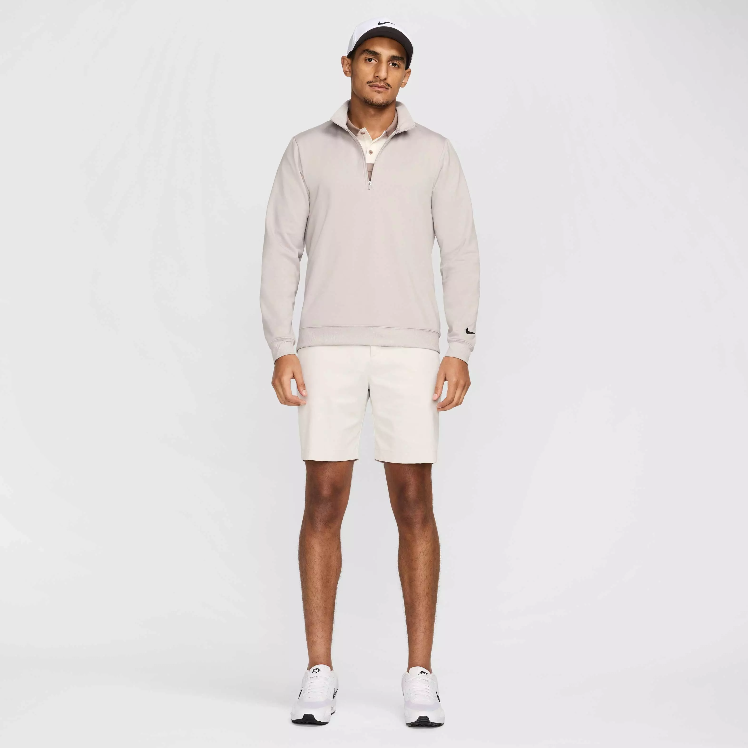 Nike Men's Tour 1/2-Zip Golf Top - GREY