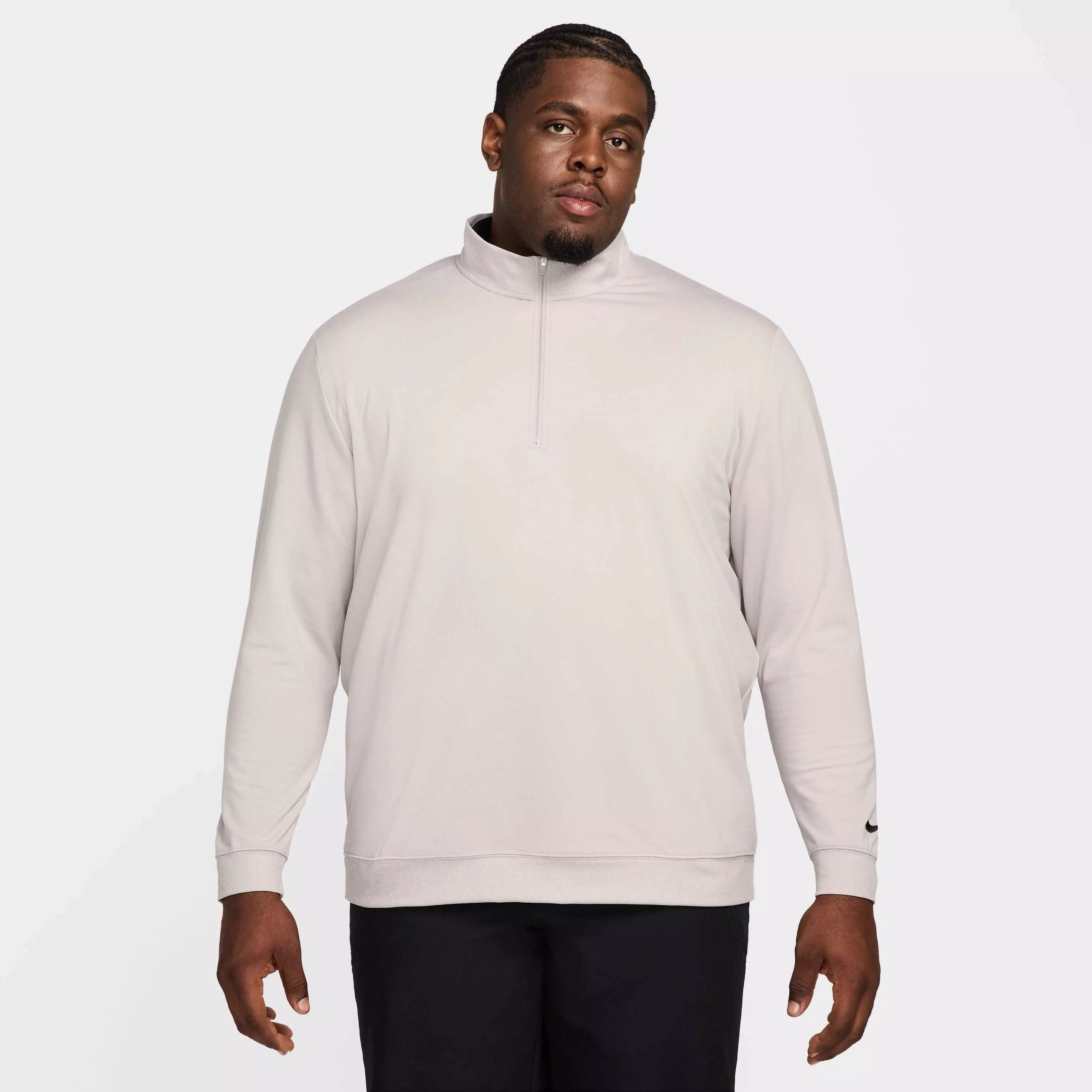 Nike Men's Tour 1/2-Zip Golf Top - GREY