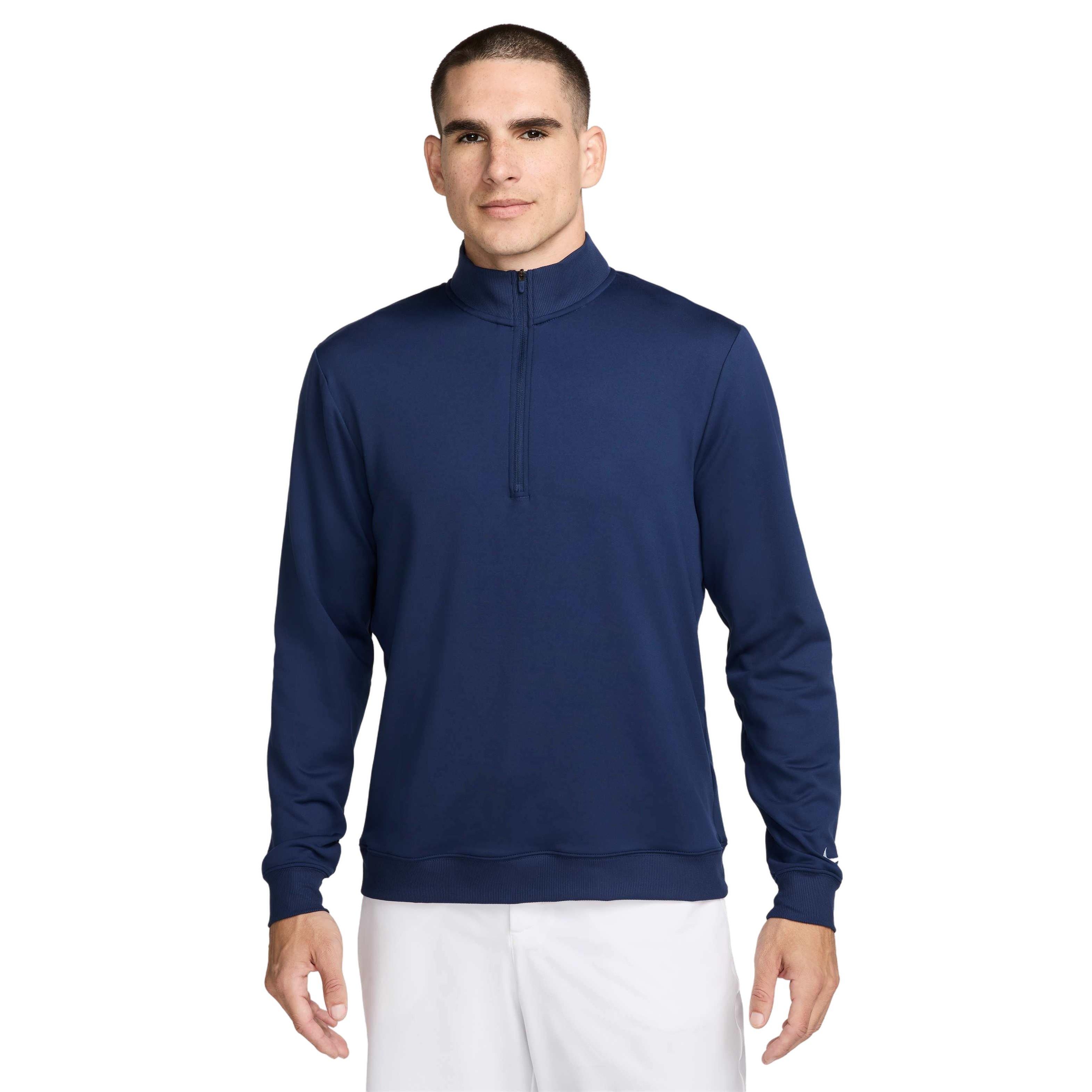 Nike Men's Tour 1/2-Zip Golf Top - NAVY Thumbnail View 1