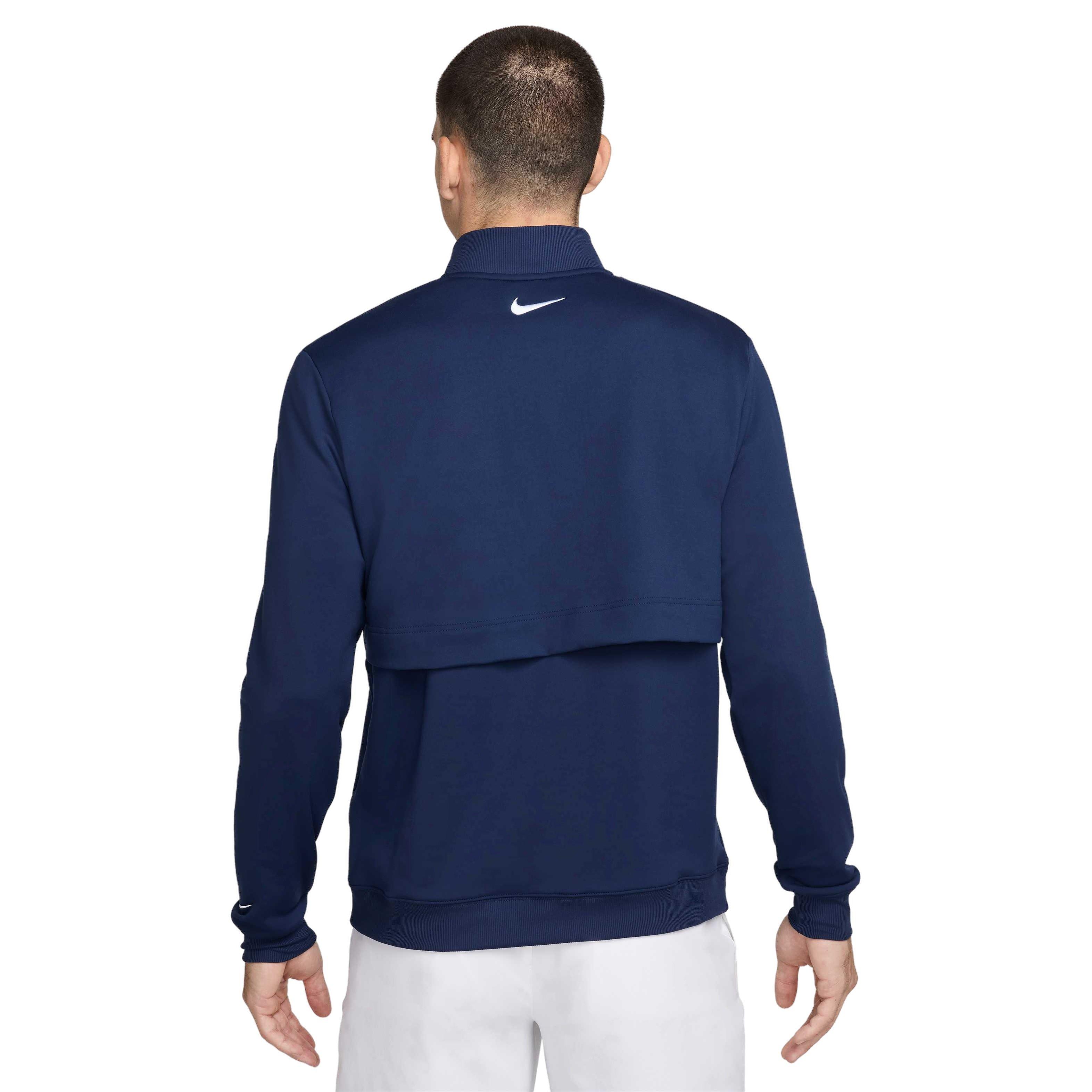 Nike Men's Tour 1/2-Zip Golf Top - NAVY Thumbnail View 2