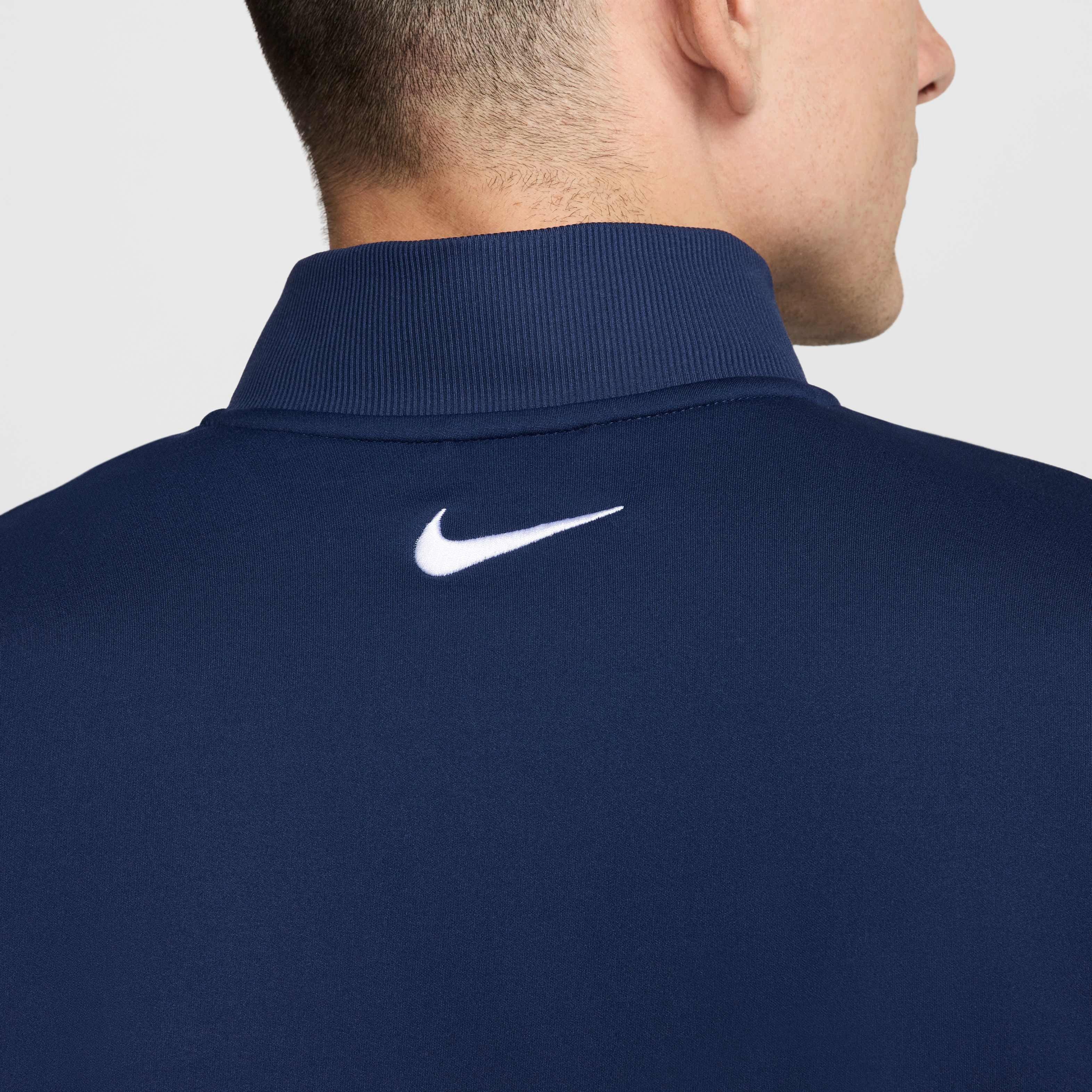 Nike Men's Tour 1/2-Zip Golf Top - NAVY Thumbnail View 4