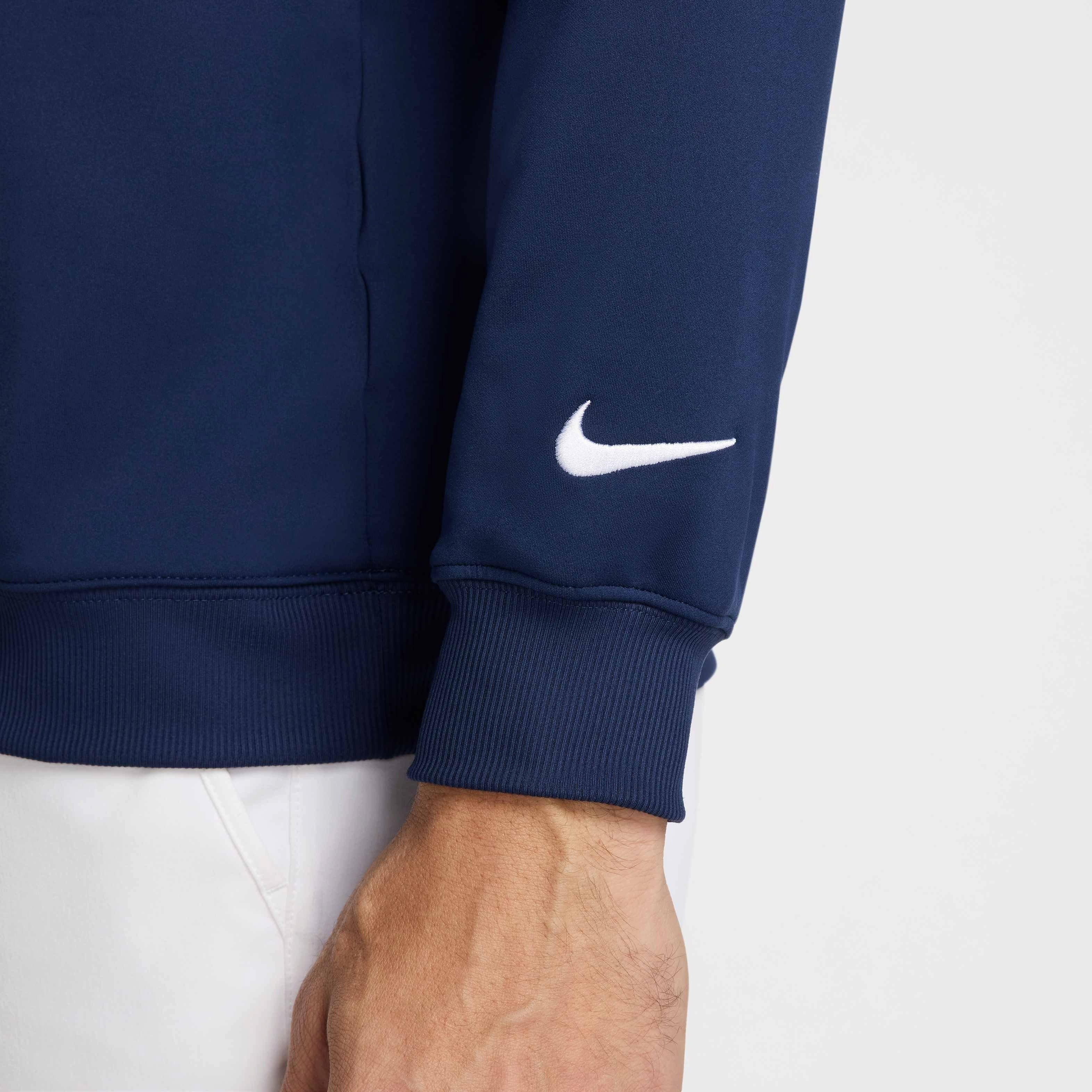 Nike Men's Tour 1/2-Zip Golf Top - NAVY Thumbnail View 6