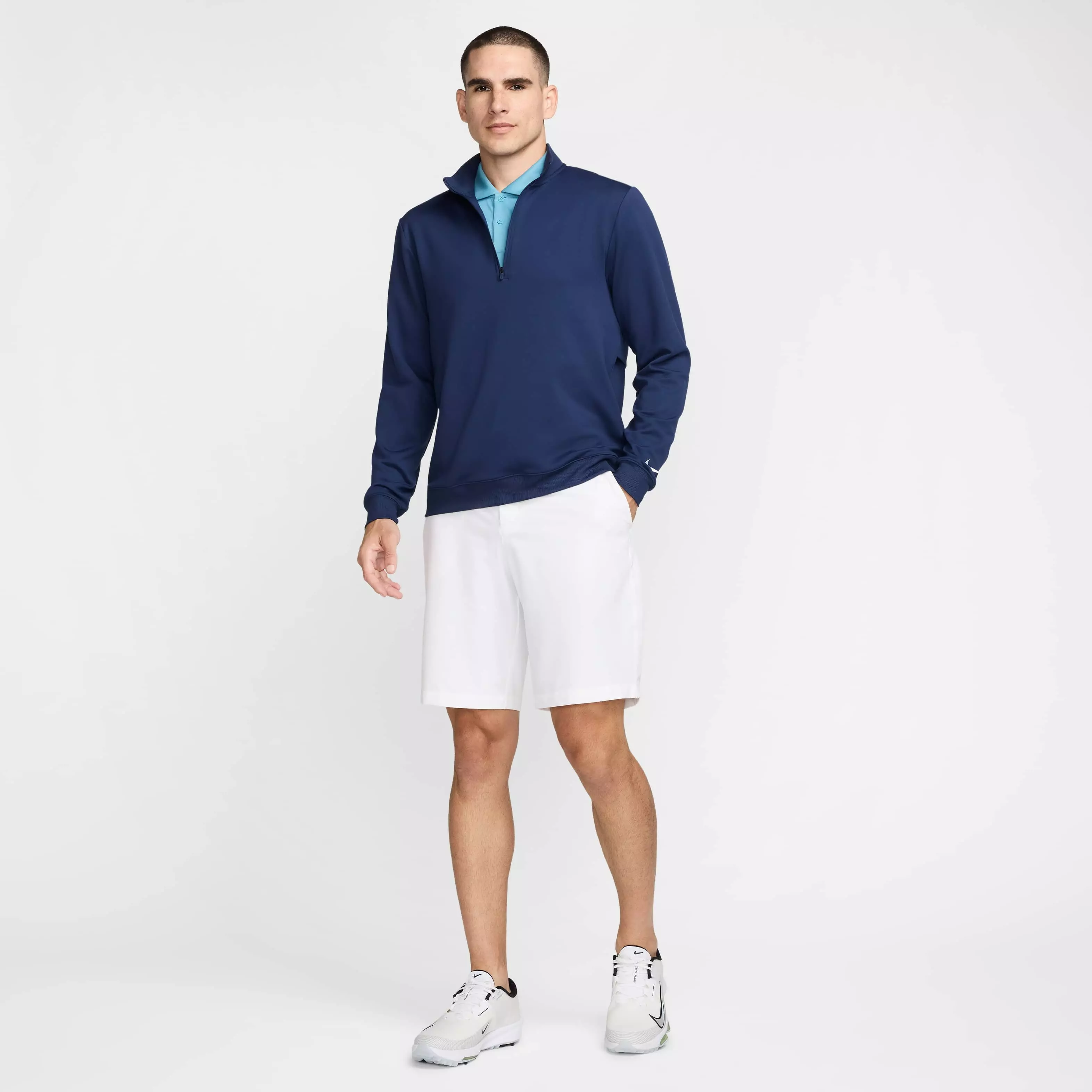 Nike Men's Tour 1/2-Zip Golf Top - NAVY