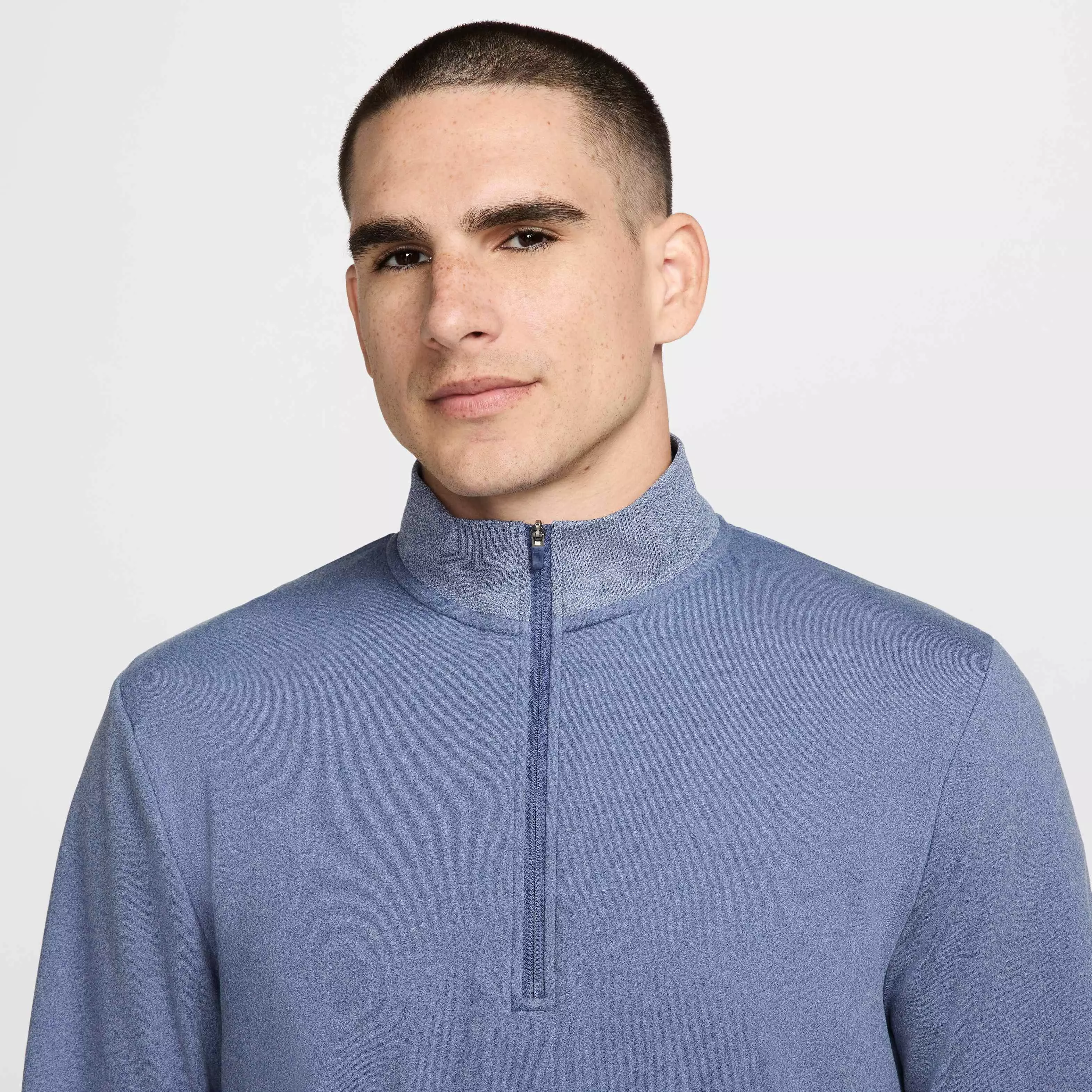 Nike Men's Tour 1/2-Zip Golf Top - BLUE
