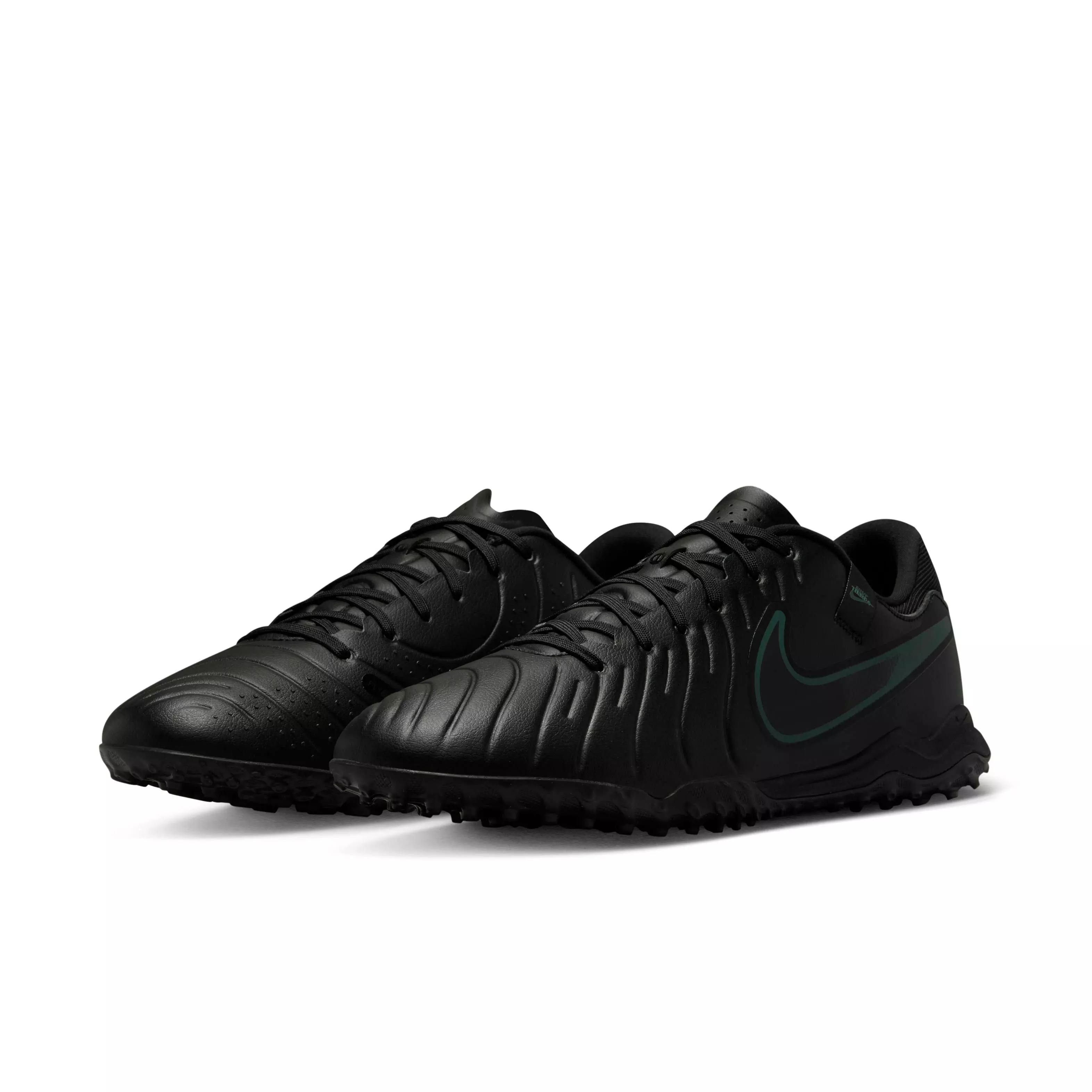 Nike Tiempo Legend 10 Academy Turf "Black/Deep Jungle/Black" Men's Soccer Shoe - BLACK/JUNGLE/BLACK