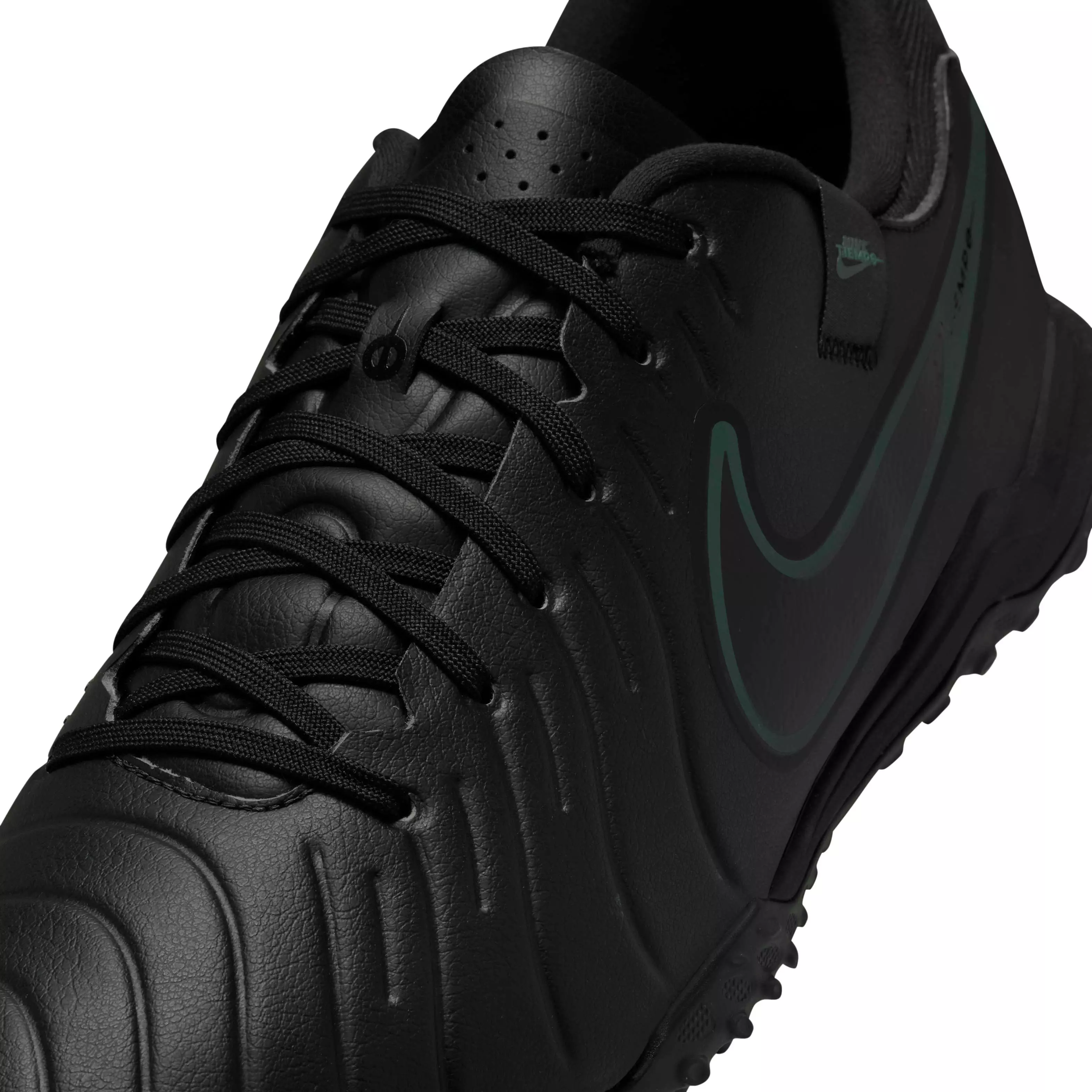 Nike Tiempo Legend 10 Academy Turf "Black/Deep Jungle/Black" Men's Soccer Shoe - BLACK/JUNGLE/BLACK