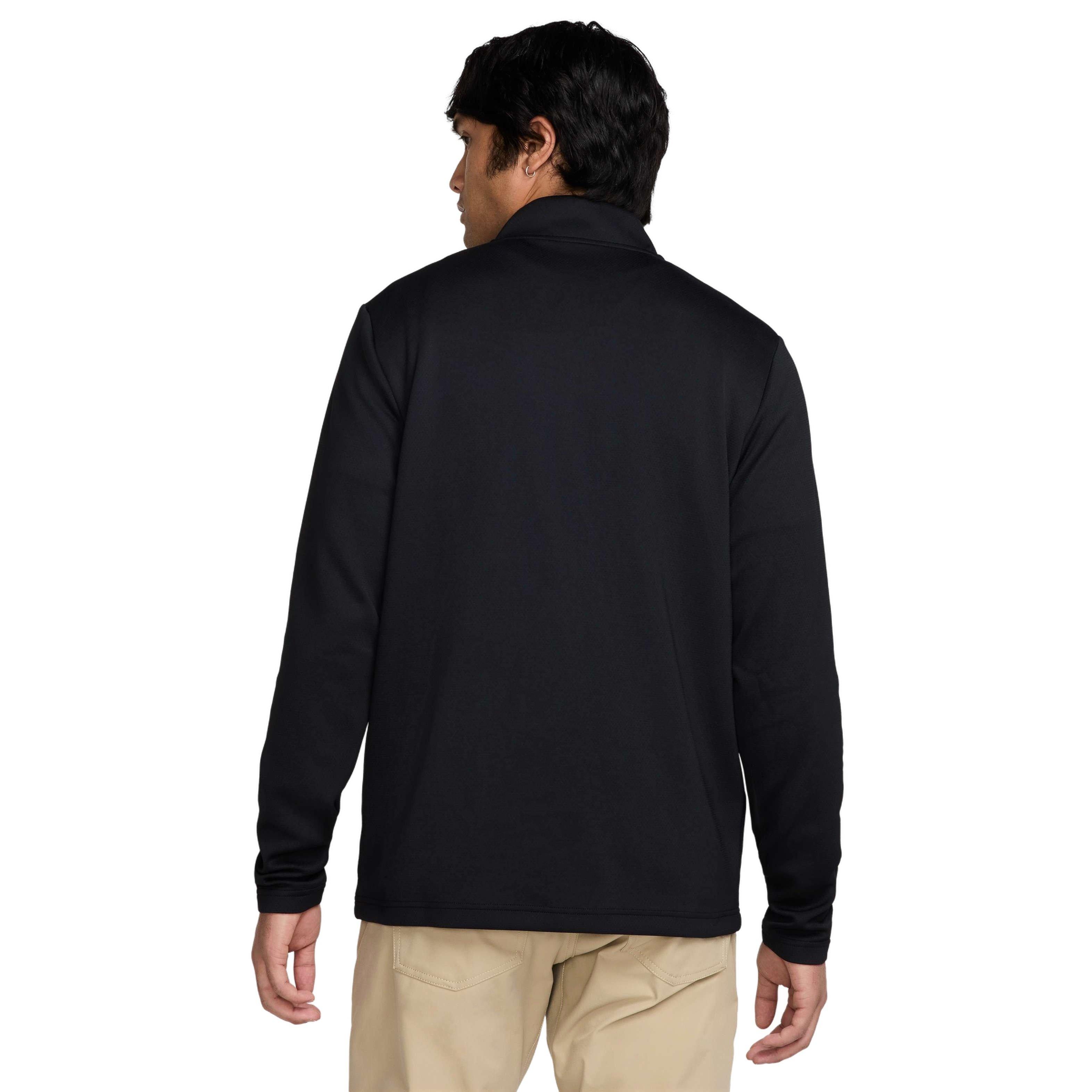 Nike Men's Victory Therma-FLEX Dri-FIT 1/2-Zip Golf Top - BLACK Thumbnail View 2