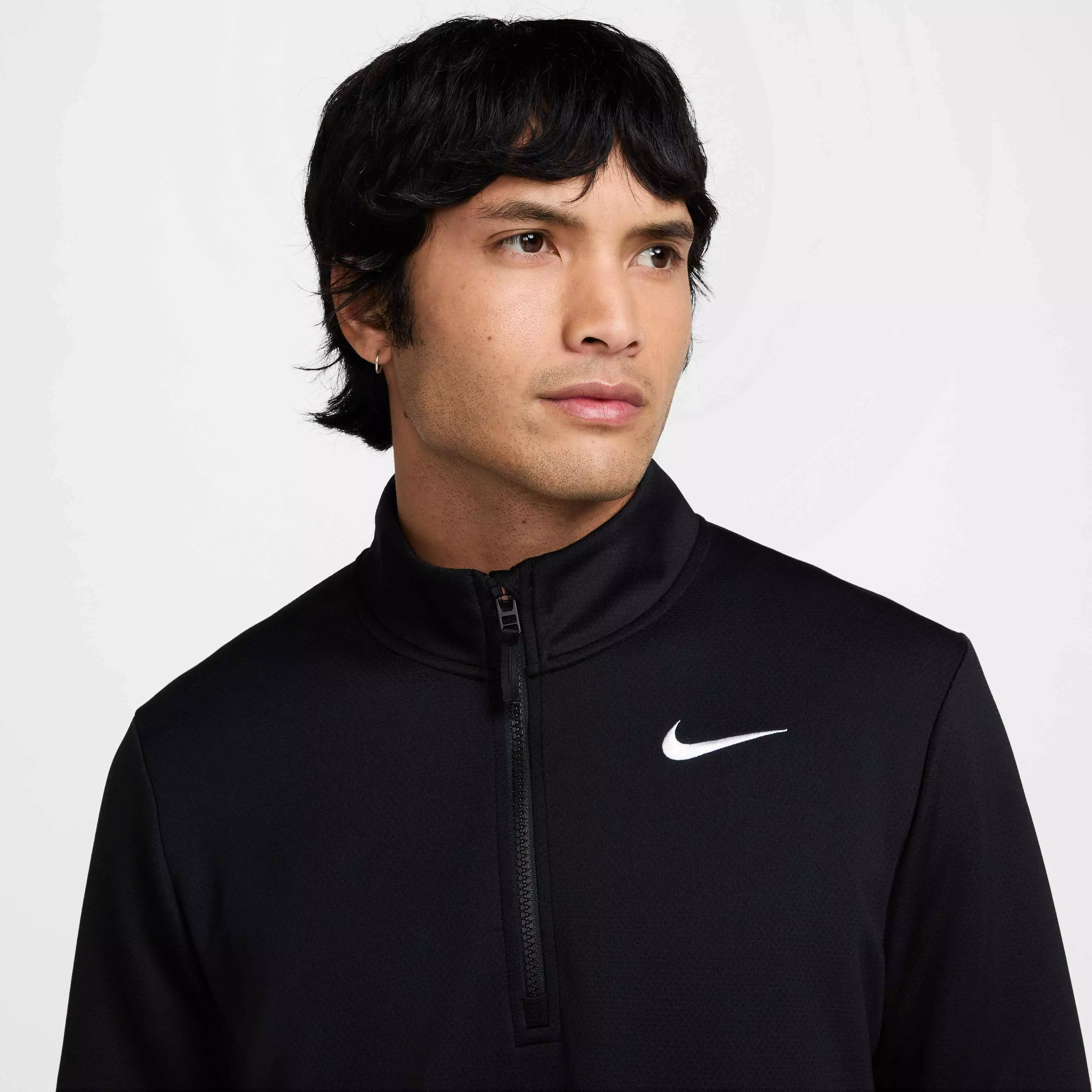 Nike Men's Victory Therma-FLEX Dri-FIT 1/2-Zip Golf Top - BLACK