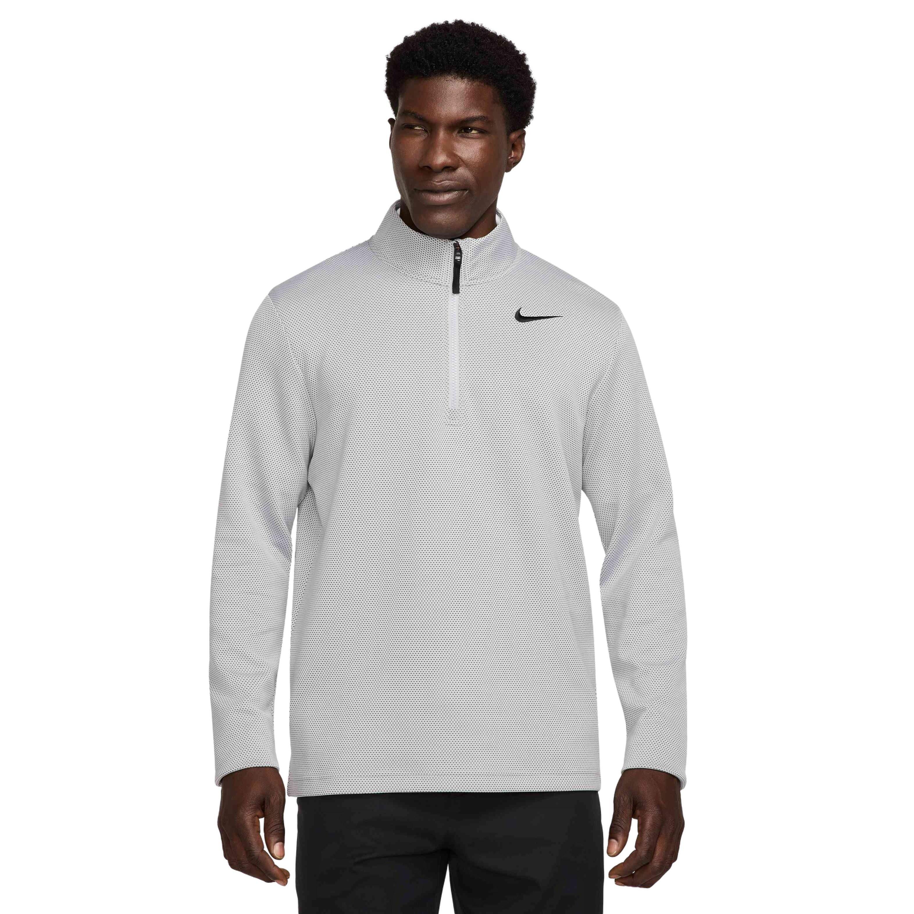 Nike Men's Victory Therma-FLEX Dri-FIT 1/2-Zip Golf Top - GREY Thumbnail View 1