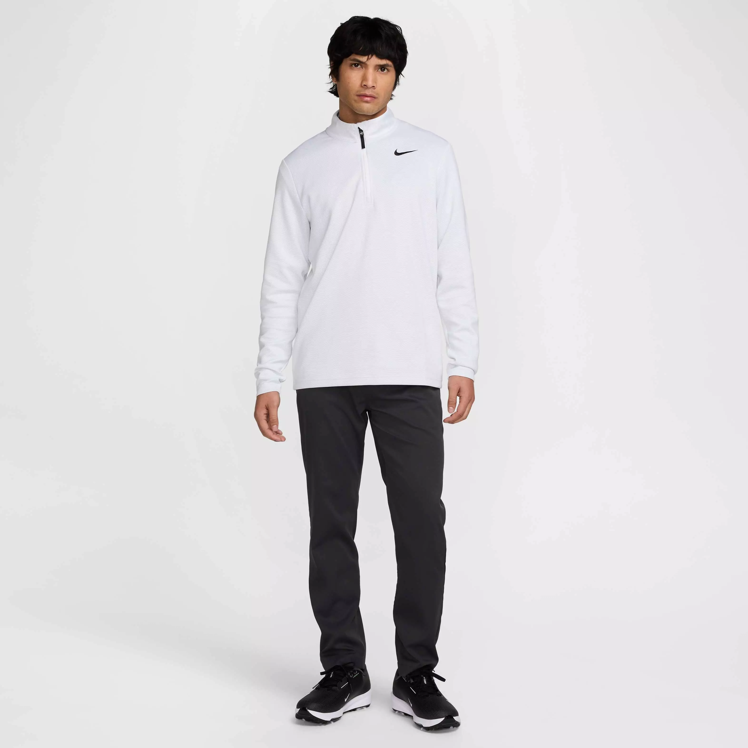 Nike Men's Victory Therma-FLEX Dri-FIT 1/2-Zip Golf Top - WHITE