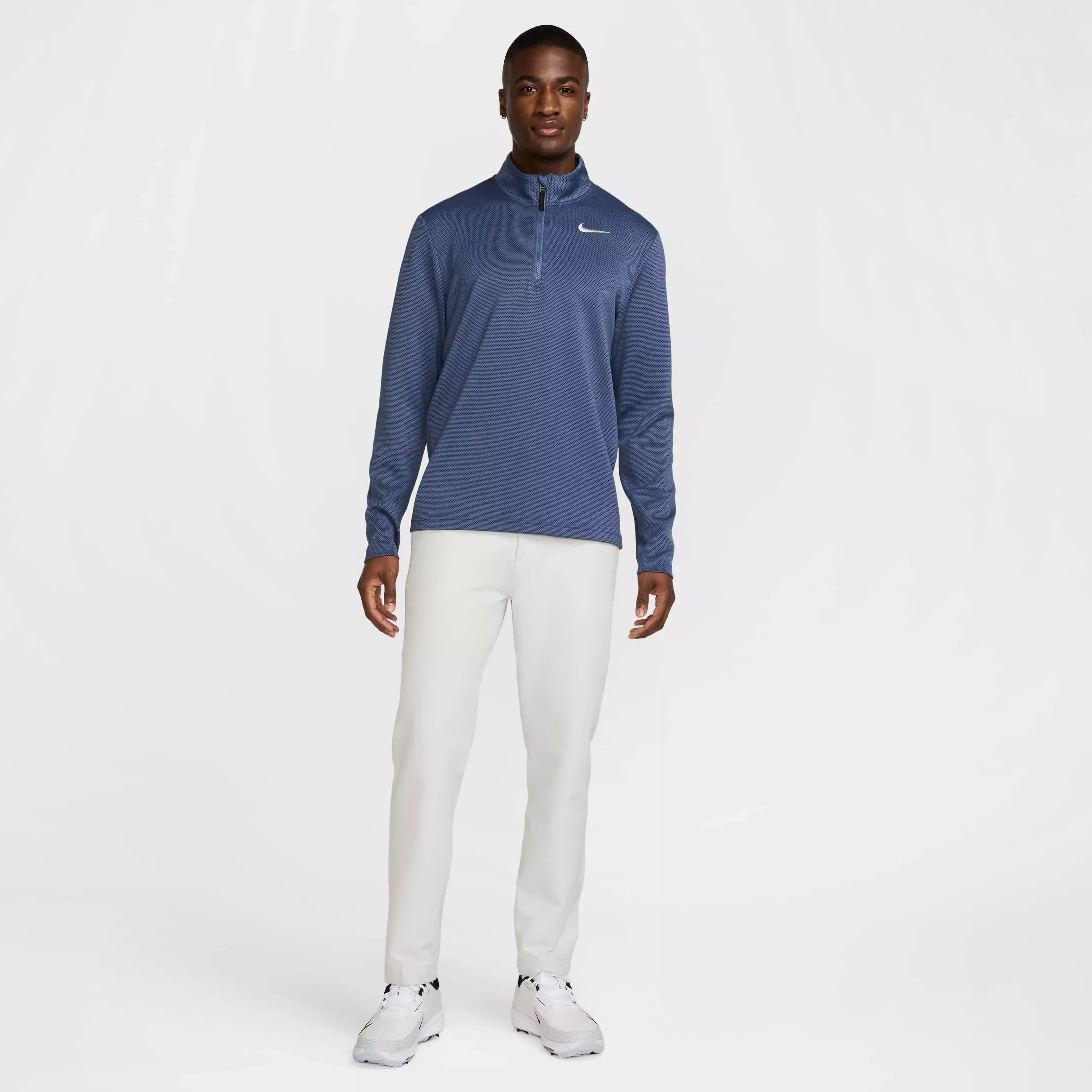 Nike Men's Victory Therma-FLEX Dri-FIT 1/2-Zip Golf Top - BLUE