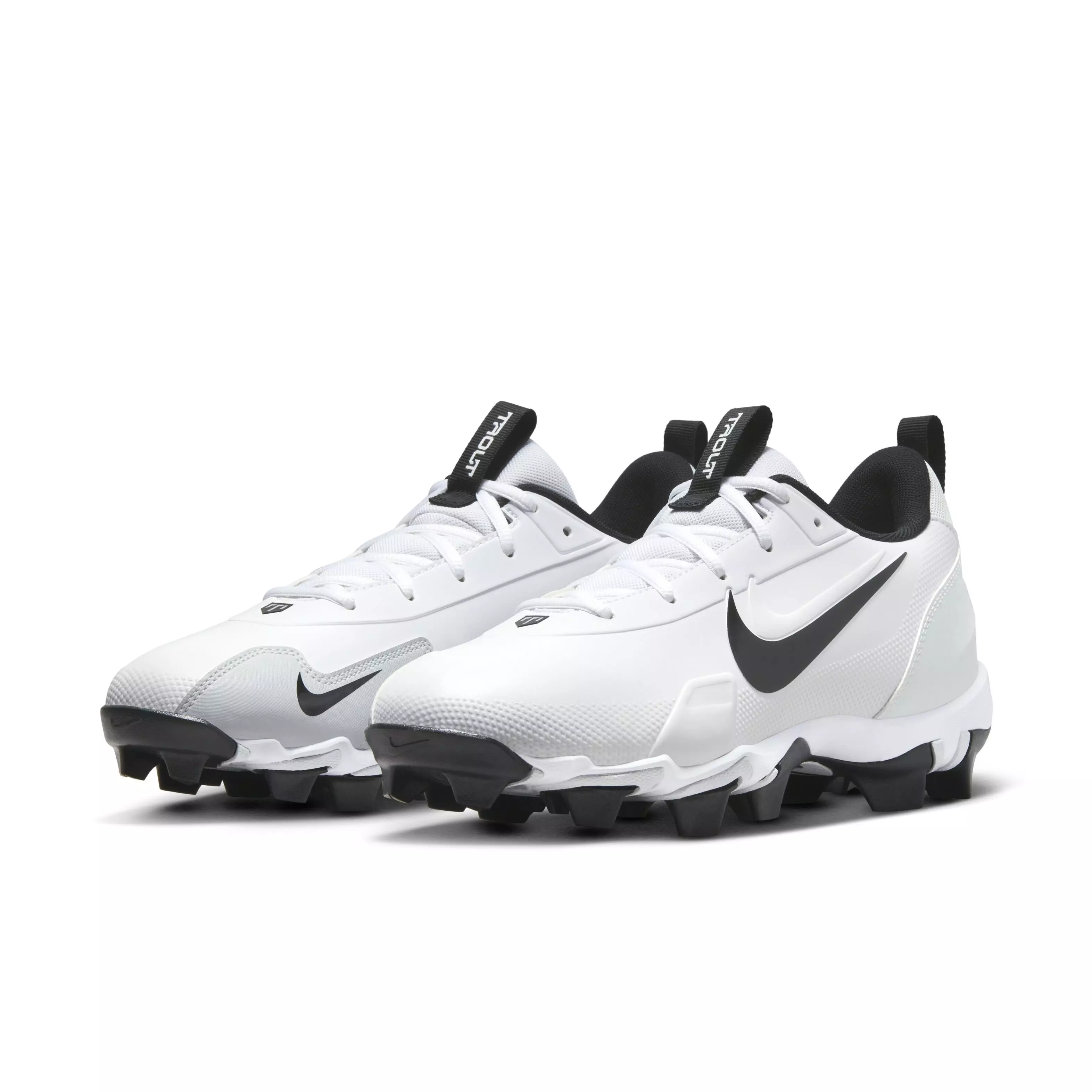 Nike Force Trout 9 Keystone "White/Black/Pure Platinum" Men's Baseball Cleat - WHITE/BLACK/PLATINUM