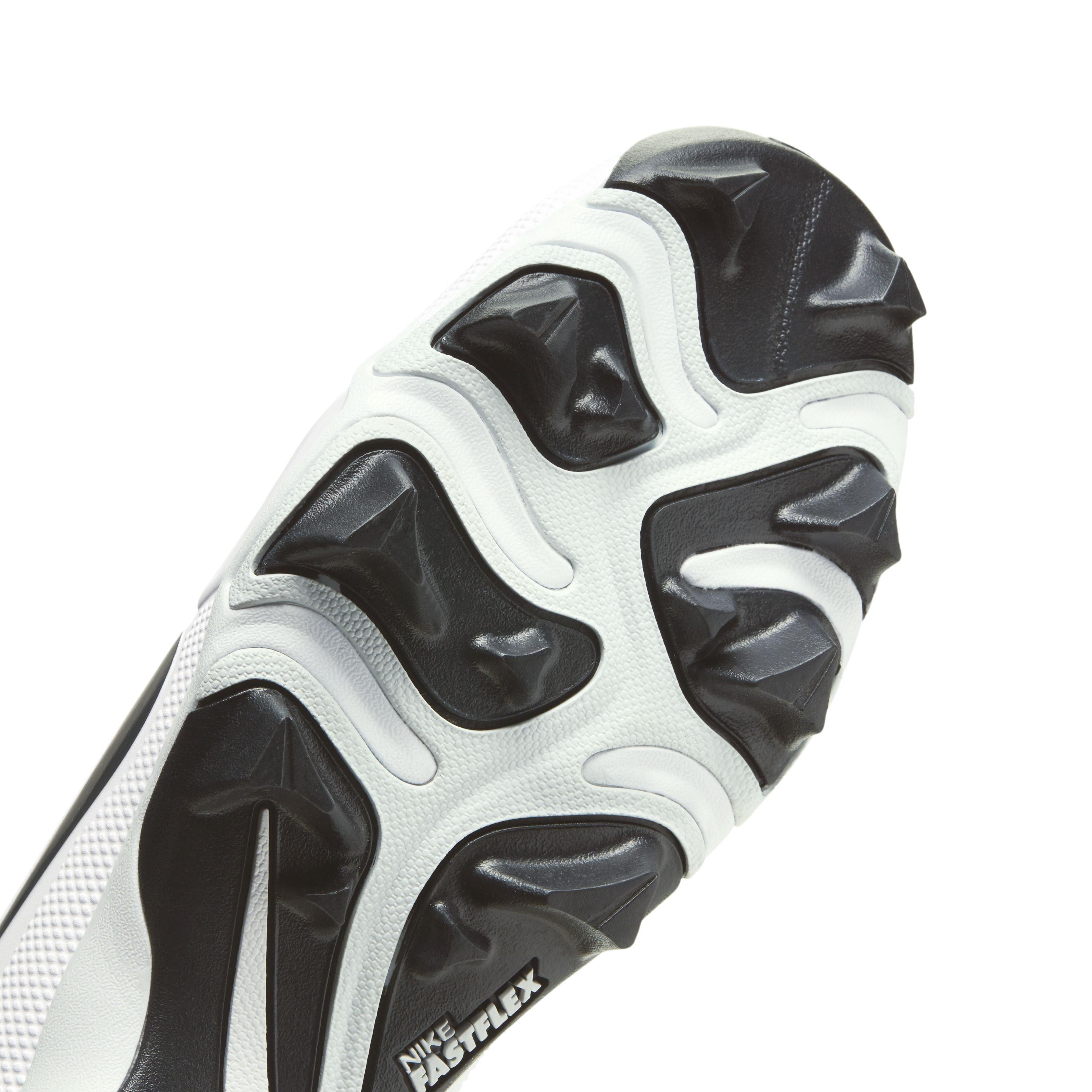 Nike Force Trout 9 Keystone "White/Black/Pure Platinum" Men's Baseball Cleat - WHITE/BLACK/PLATINUM Thumbnail View 7