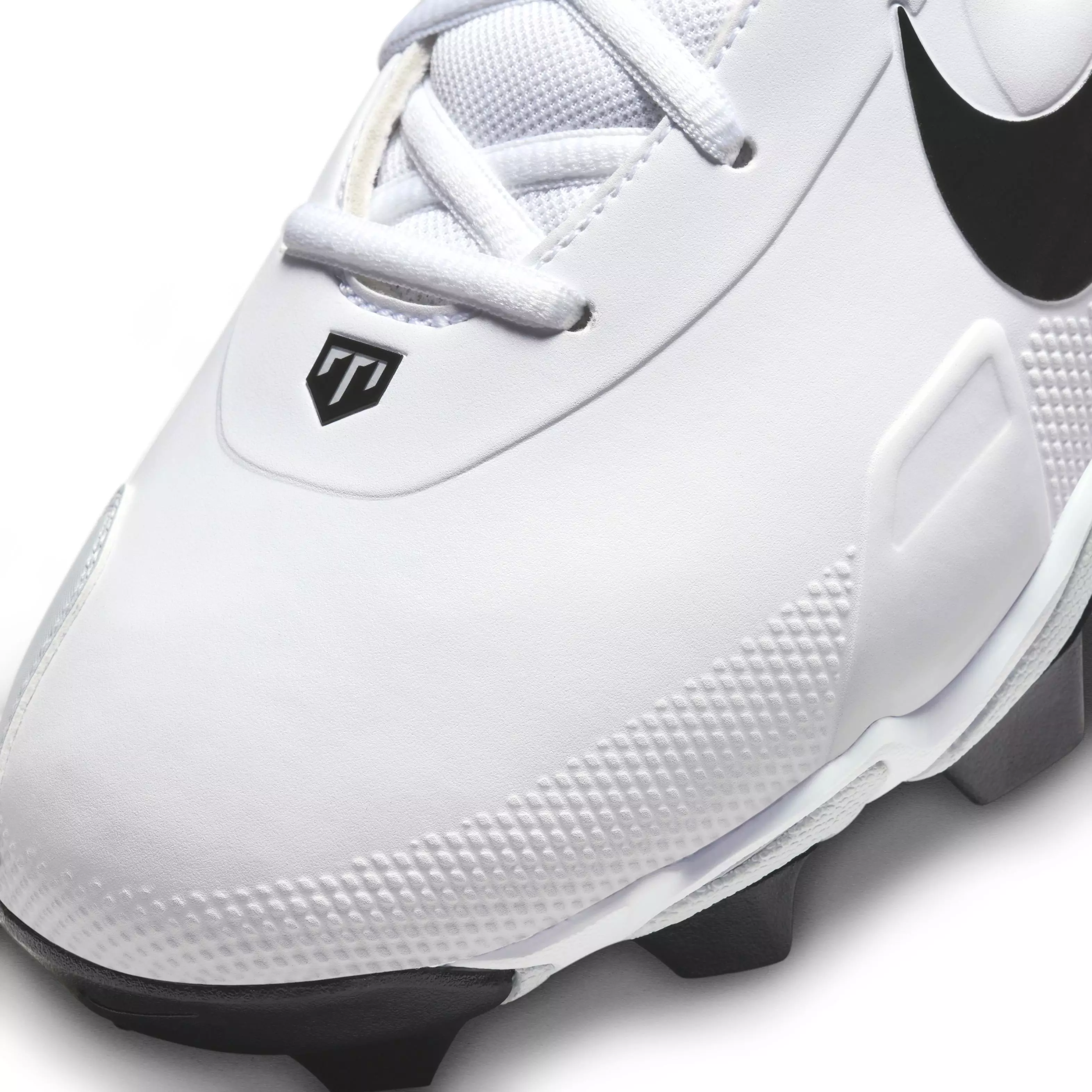 Nike Force Trout 9 Keystone "White/Black/Pure Platinum" Men's Baseball Cleat - WHITE/BLACK/PLATINUM