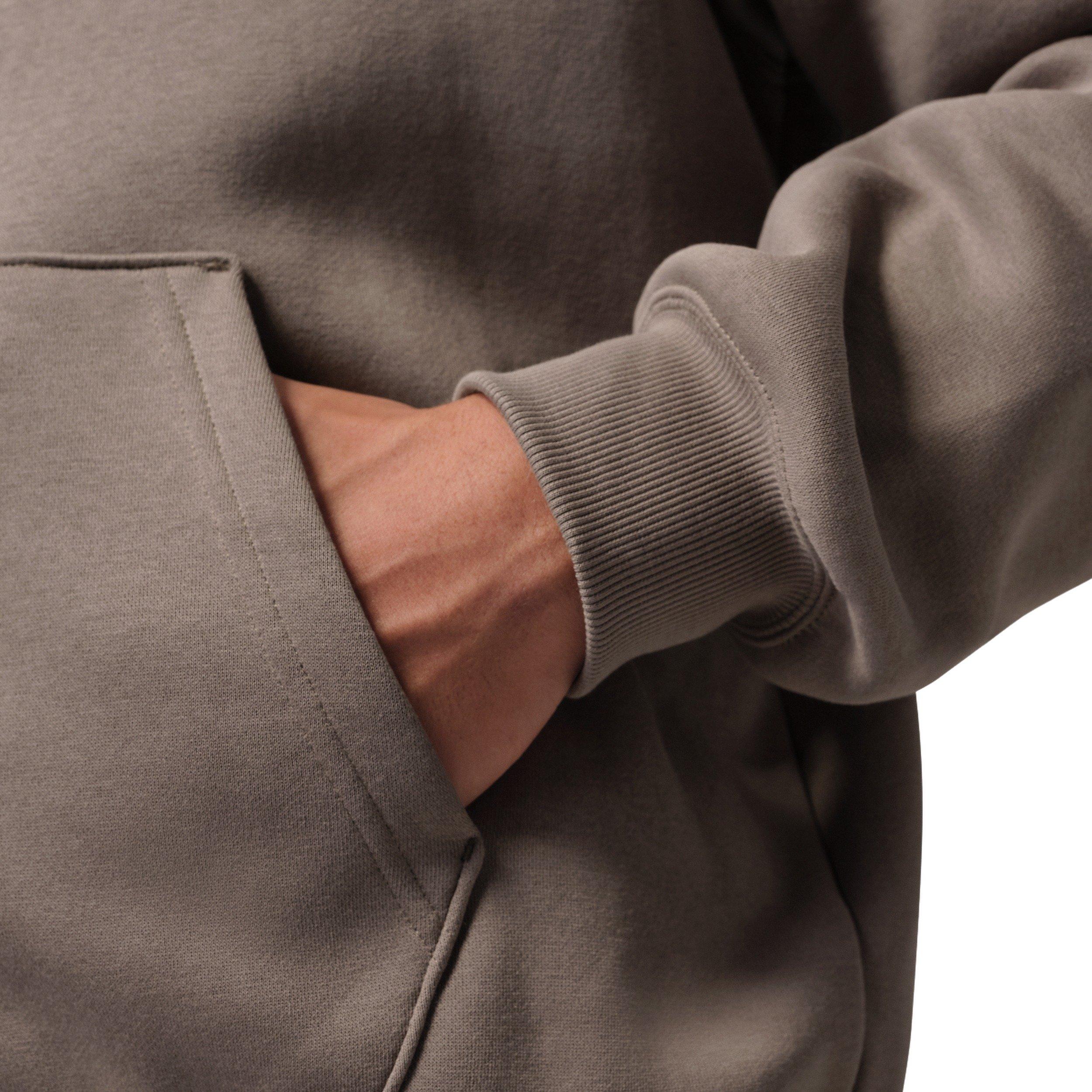 Jordan Men's Brooklyn Fleece Oversized Full-Zip Hoodie - LIGHT BROWN Thumbnail View 5