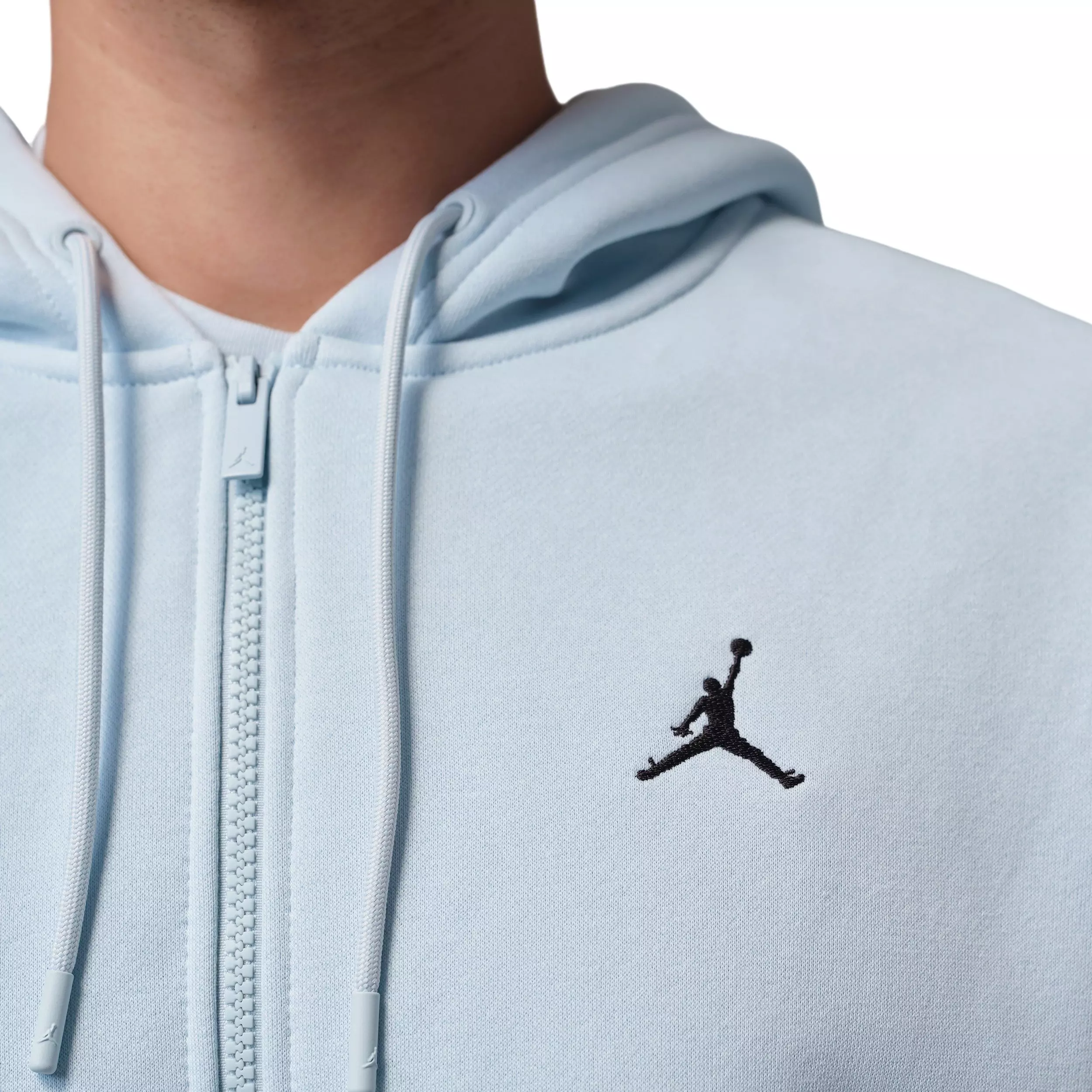 Jordan Men's Brooklyn Fleece Oversized Full-Zip Hoodie - BLUE