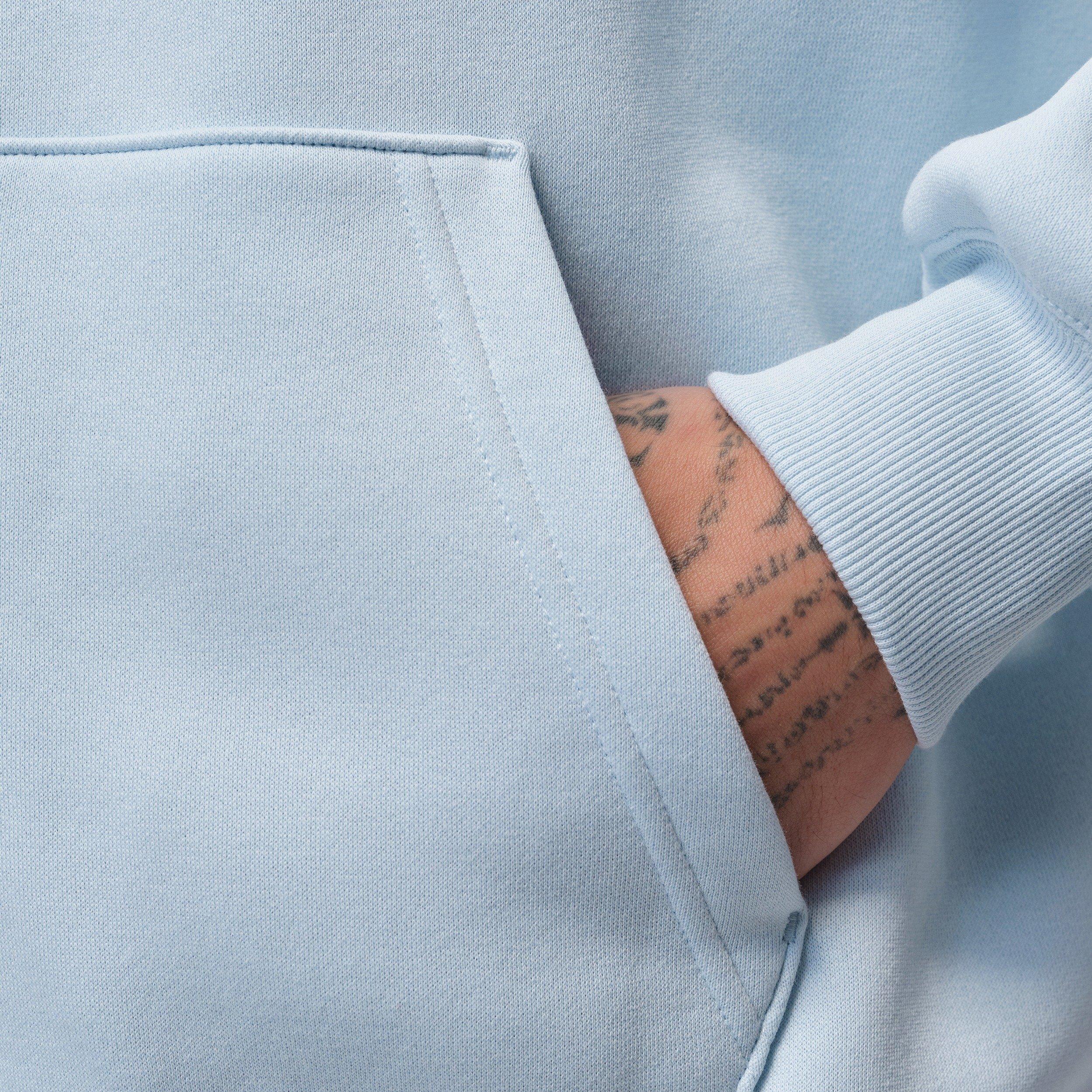 Jordan Men's Brooklyn Fleece Oversized Full-Zip Hoodie - BLUE Thumbnail View 5