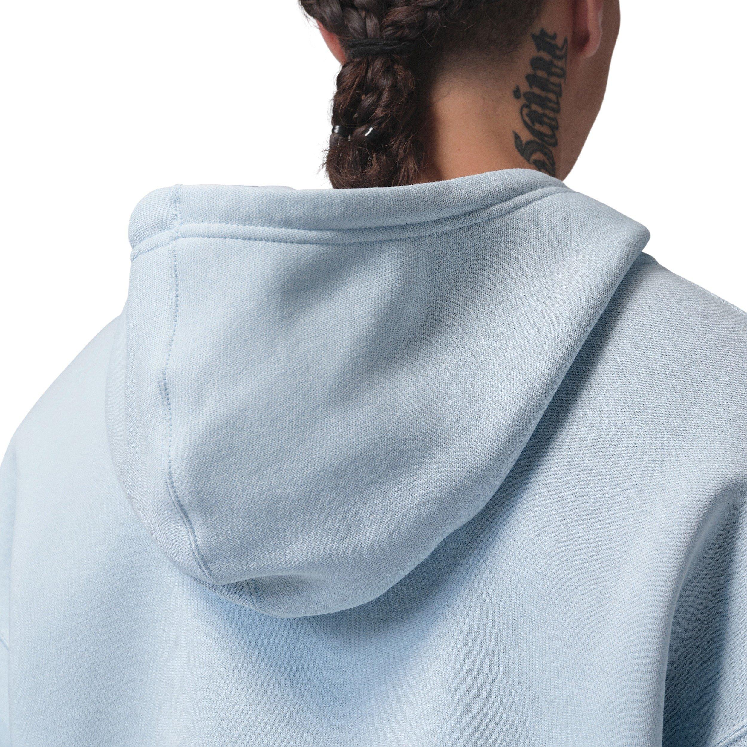 Jordan Men's Brooklyn Fleece Oversized Full-Zip Hoodie - BLUE Thumbnail View 6