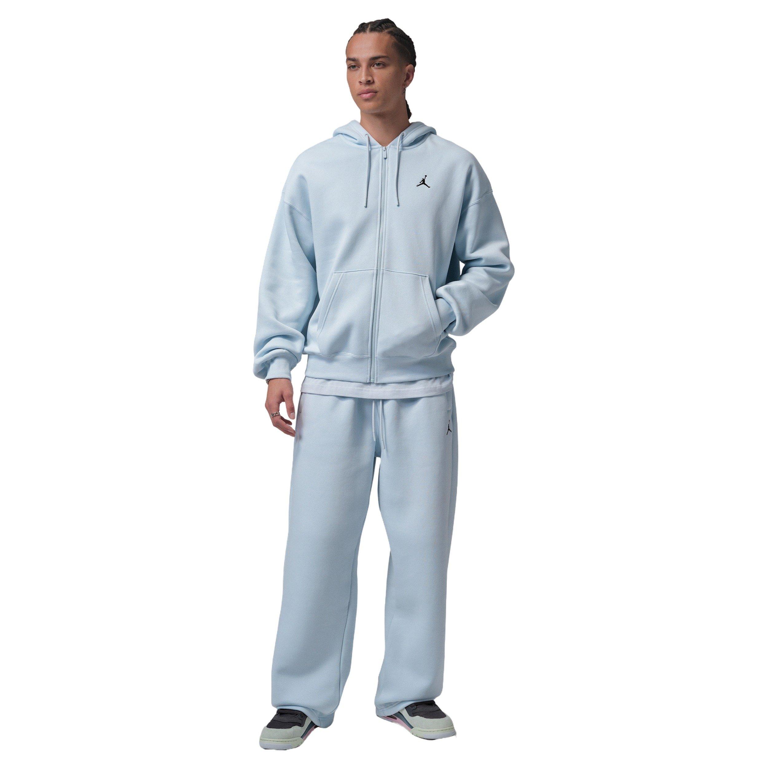 Jordan Men's Brooklyn Fleece Oversized Full-Zip Hoodie - BLUE Thumbnail View 7