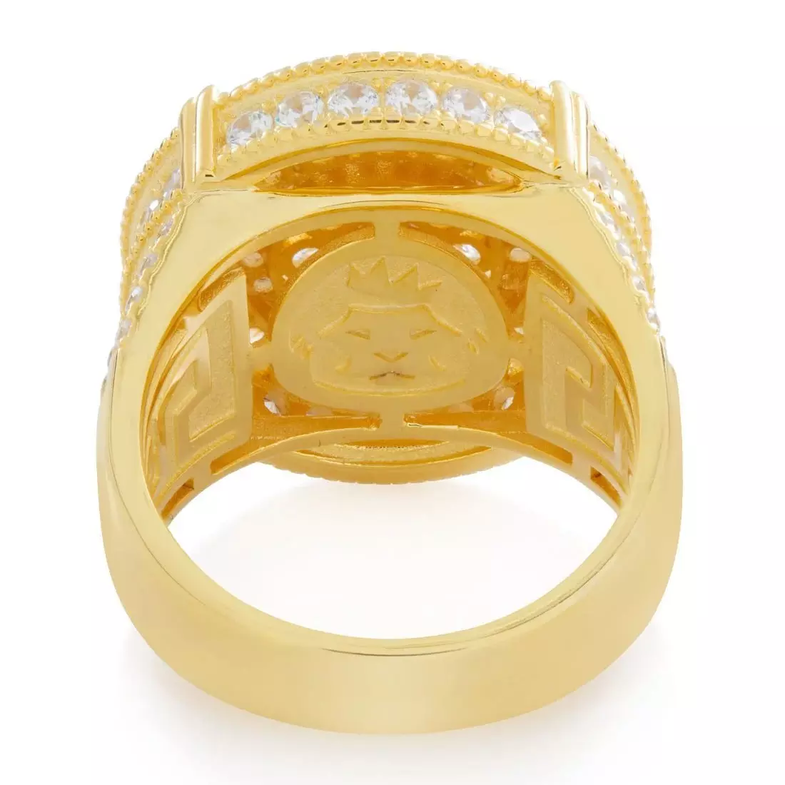 King Ice Brilliant-Cut Cluster Ring - Gold - GOLD