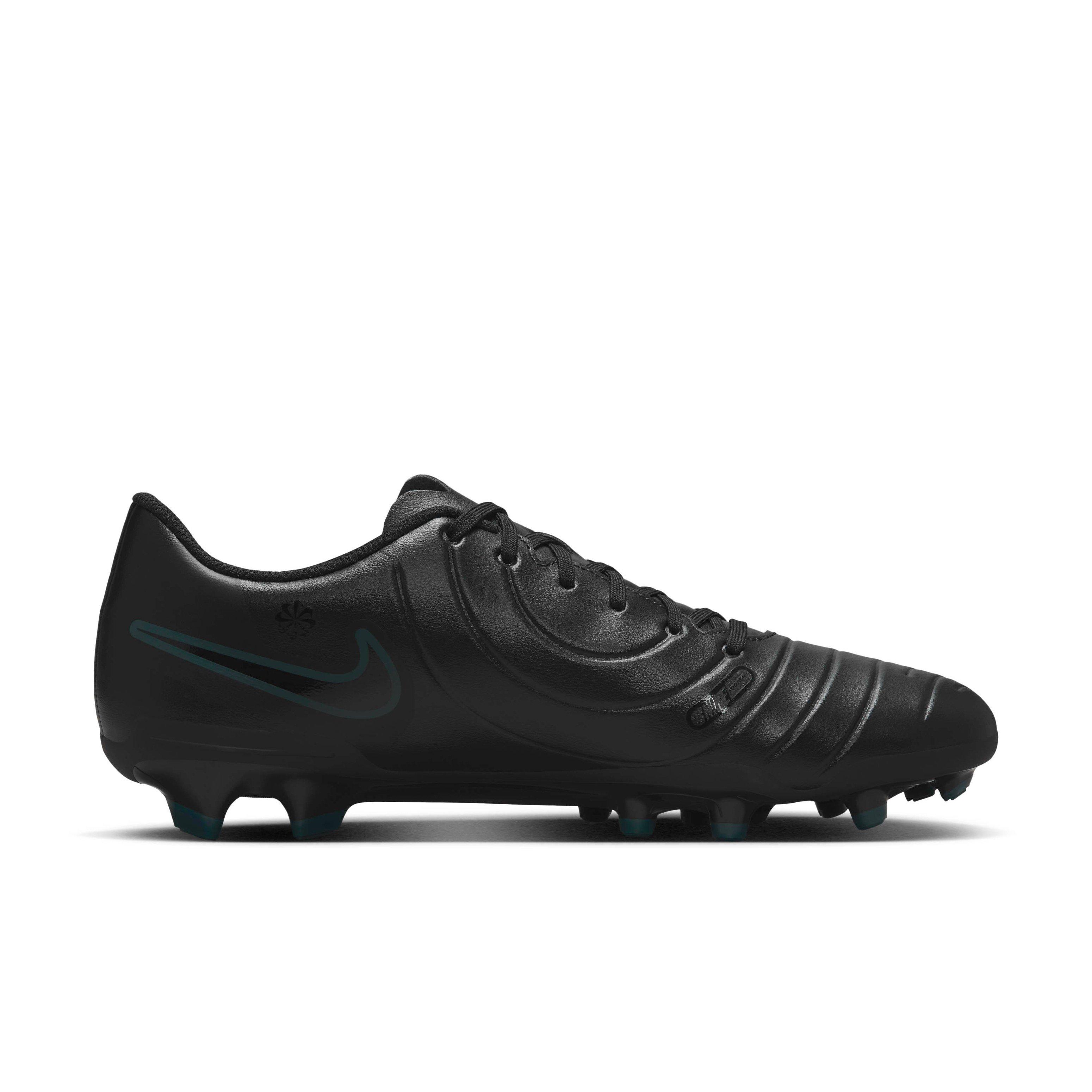 Nike Tiempo Legend 10 Club MG "Black/Deep Jungle/Black" Men's Soccer Cleat - BLACK/JUNGLE/BLACK Thumbnail View 1