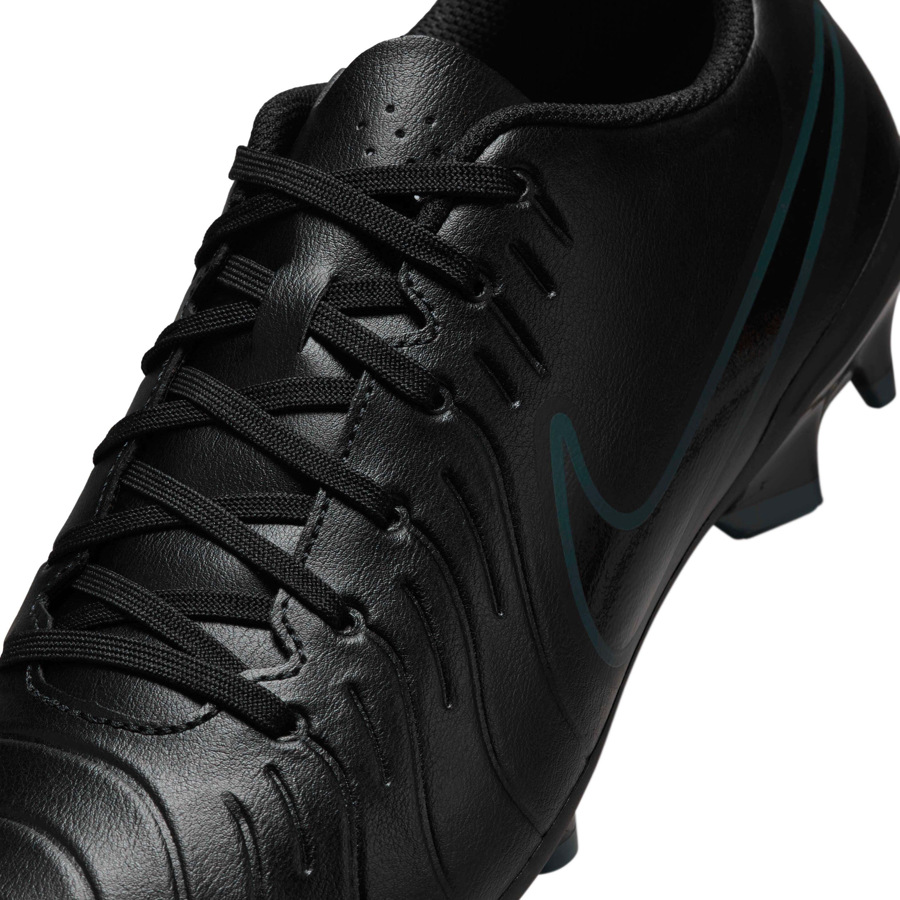 Nike Tiempo Legend 10 Club MG "Black/Deep Jungle/Black" Men's Soccer Cleat - BLACK/JUNGLE/BLACK Thumbnail View 8