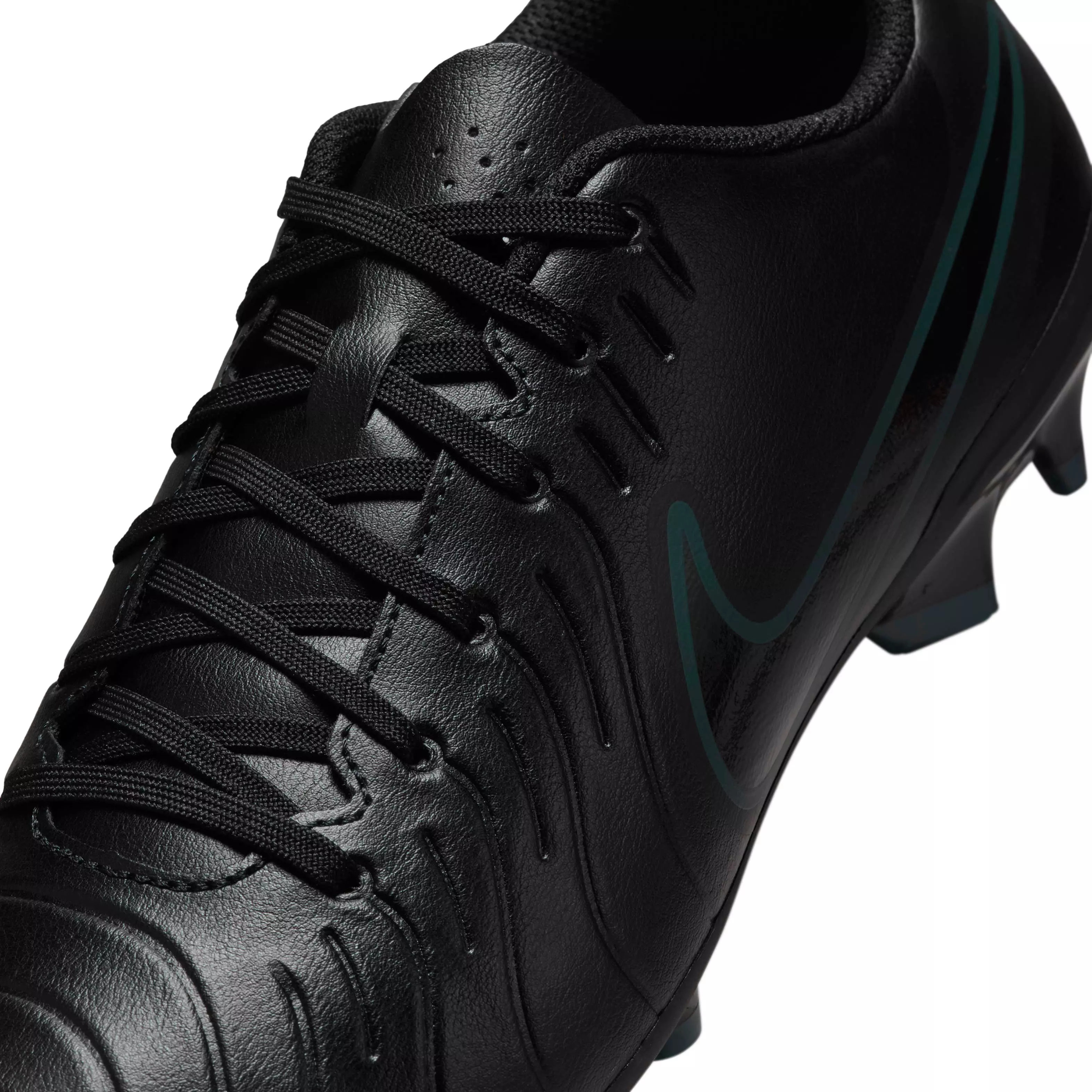 Nike Tiempo Legend 10 Club MG "Black/Deep Jungle/Black" Men's Soccer Cleat - BLACK/JUNGLE/BLACK