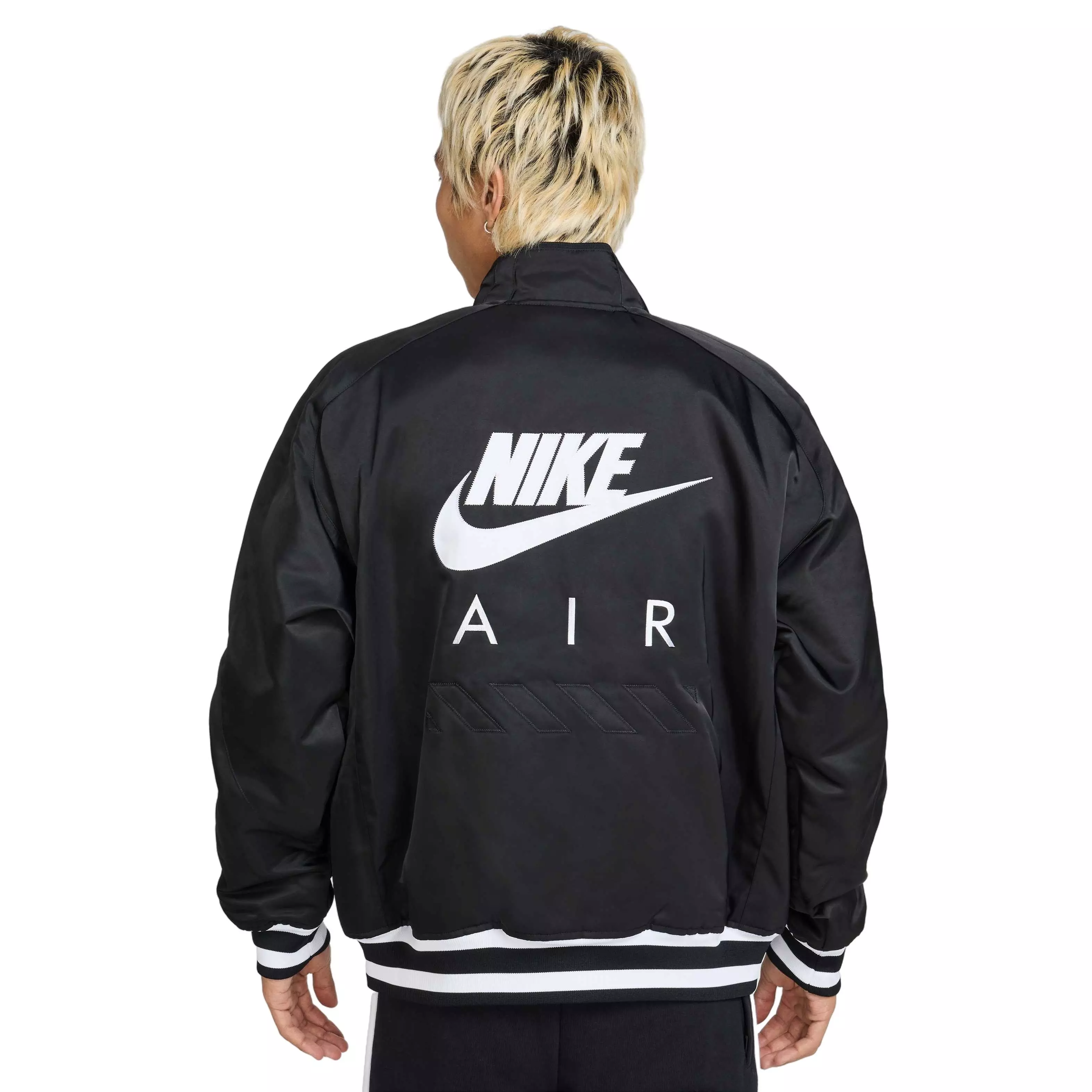 Nike Air Men's Varsity Jacket -Black​ - BLACK