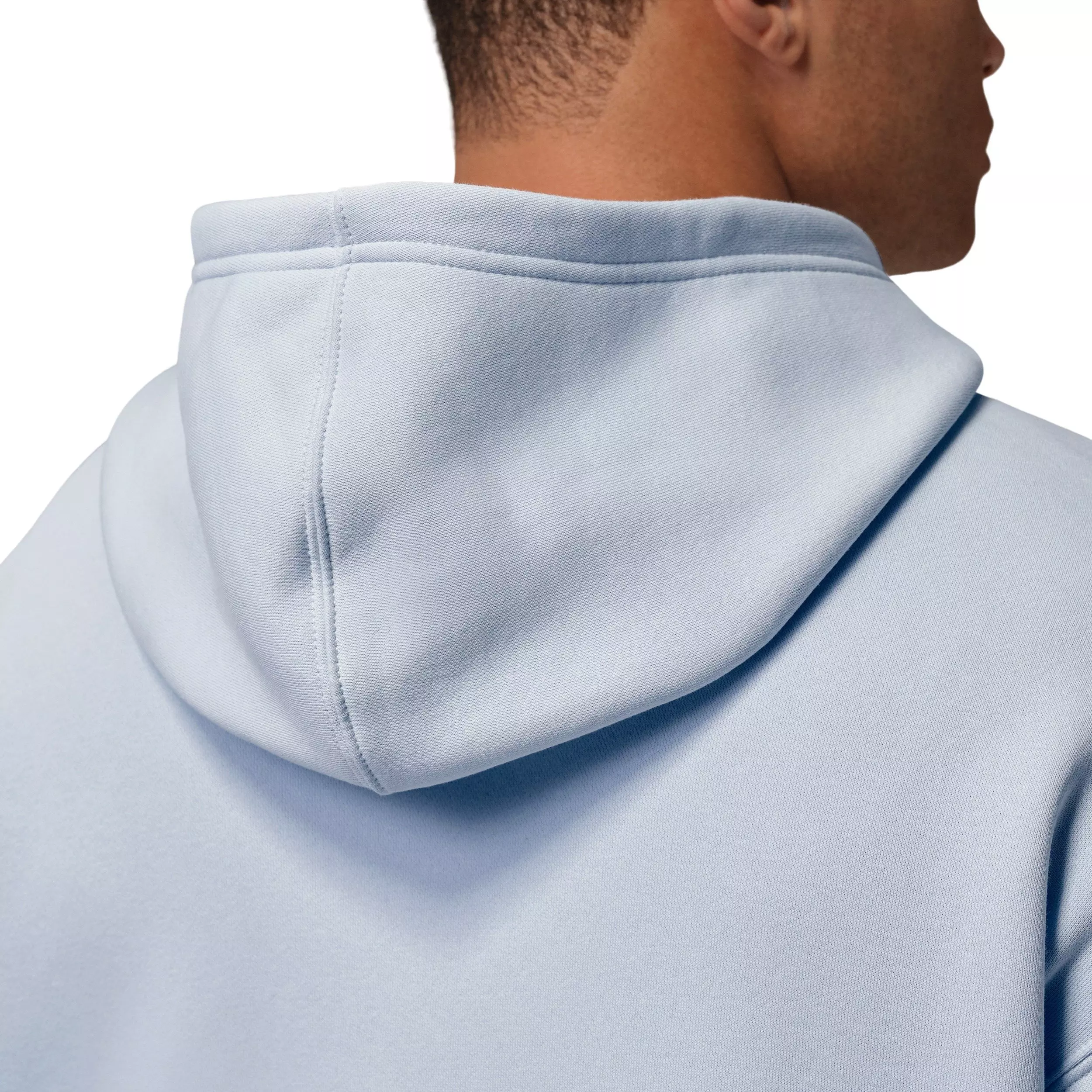 Jordan Men's Brooklyn Fleece Oversized Pullover Hoodie - BLUE