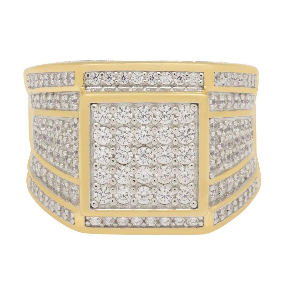 King Ice Cubist Ring - 14K/White Gold - 14K/WHITE GOLD