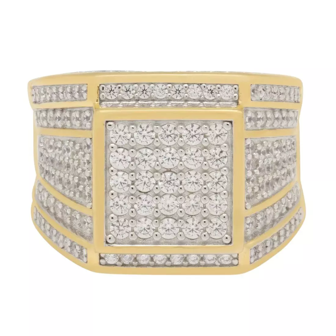 King Ice Cubist Ring - 14K/White Gold - 14K/WHITE GOLD