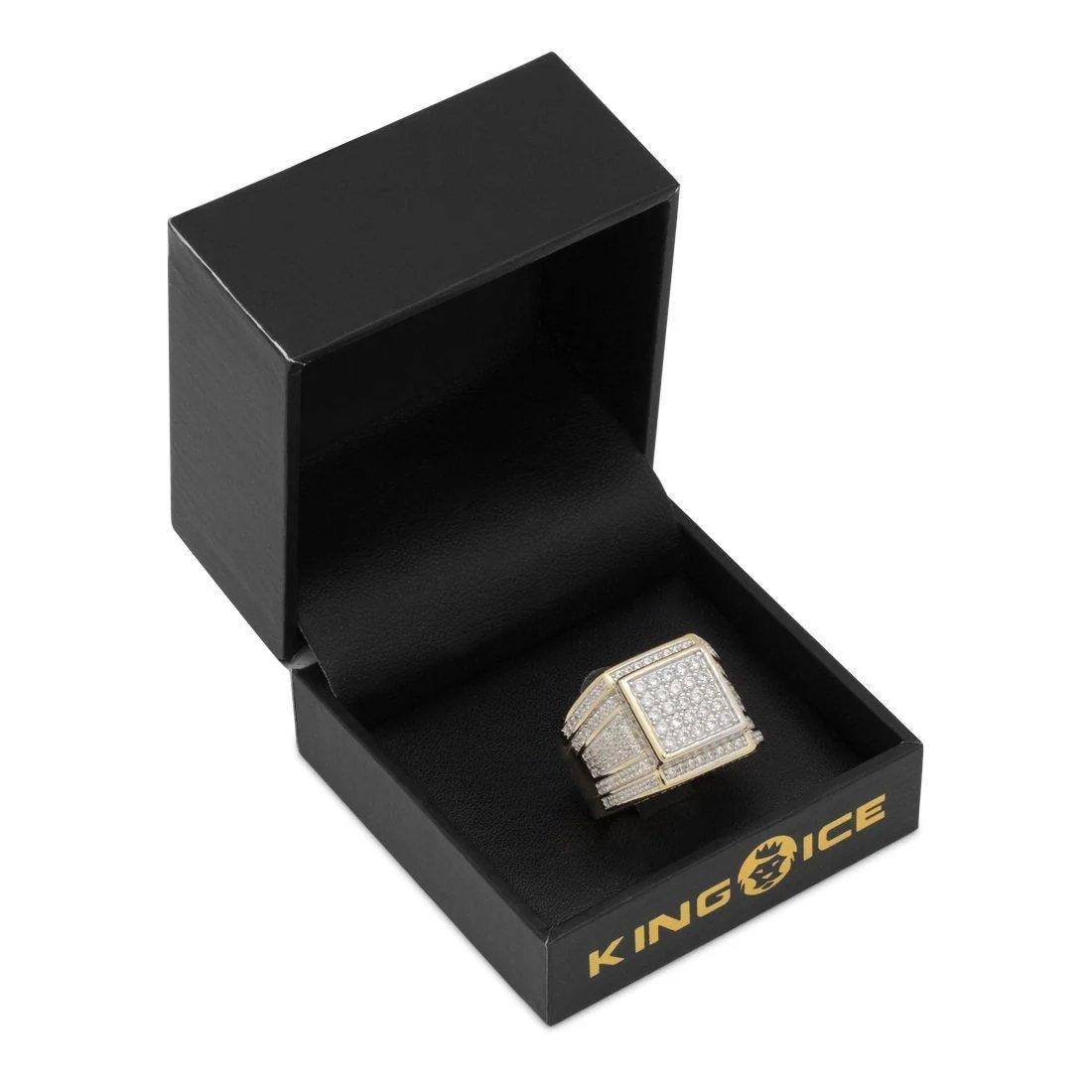 King Ice Cubist Ring - 14K/White Gold - 14K/WHITE GOLD