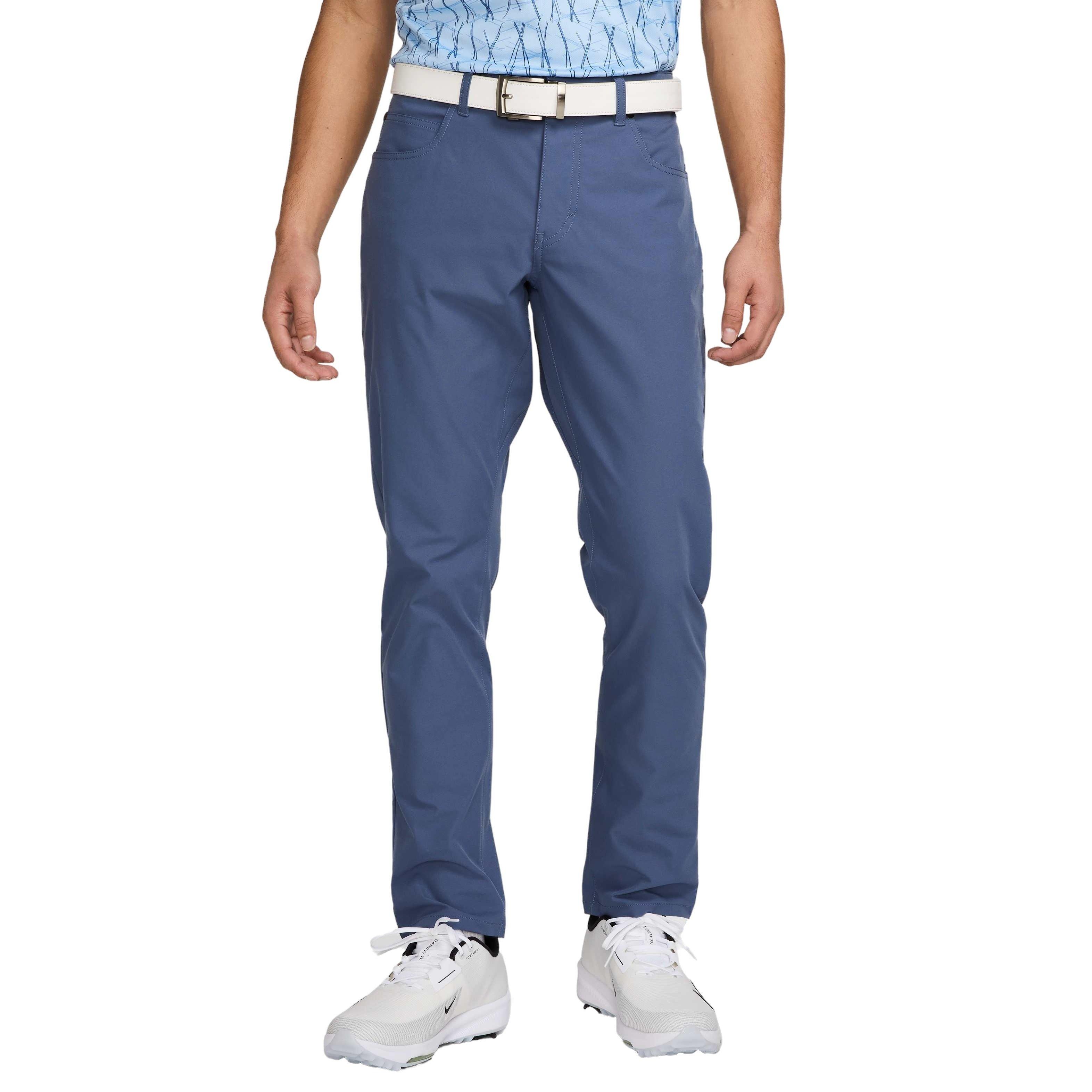 Nike Men's Tour 5-Pocket Slim Golf Pants - BLUE Thumbnail View 1