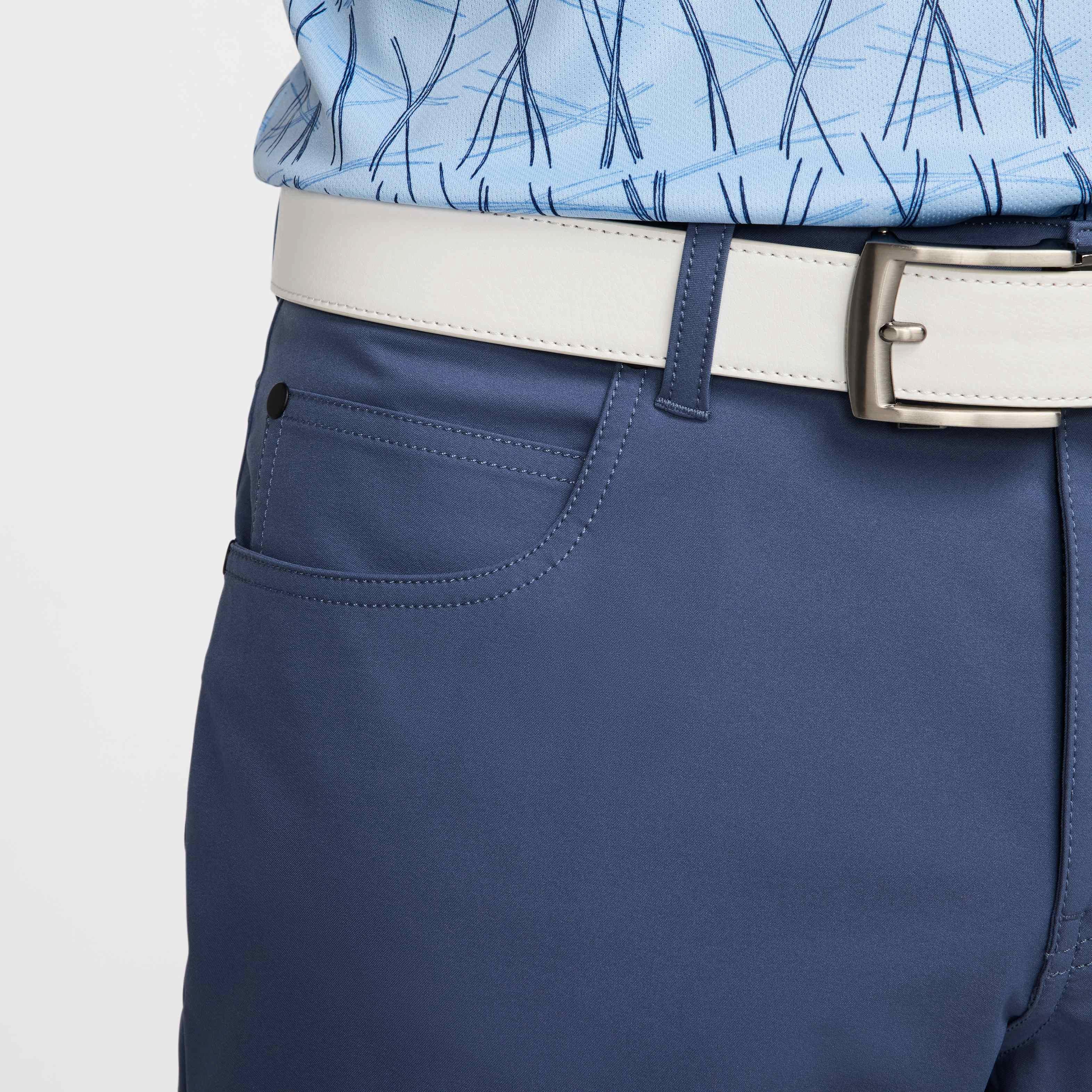 Nike Men's Tour 5-Pocket Slim Golf Pants - BLUE Thumbnail View 4