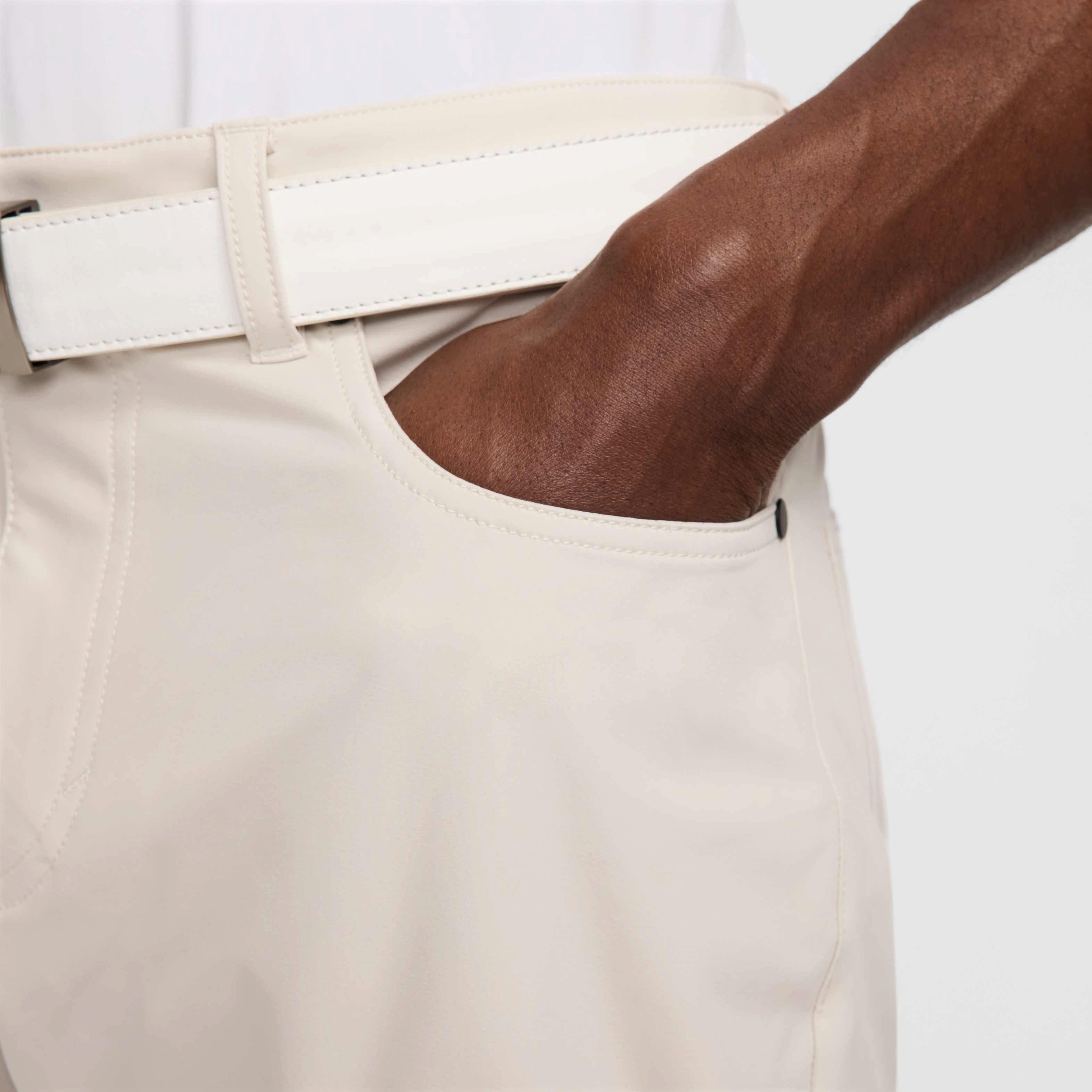 Nike Men's Tour 5-Pocket Slim Golf Pants - LT BROWN Thumbnail View 3