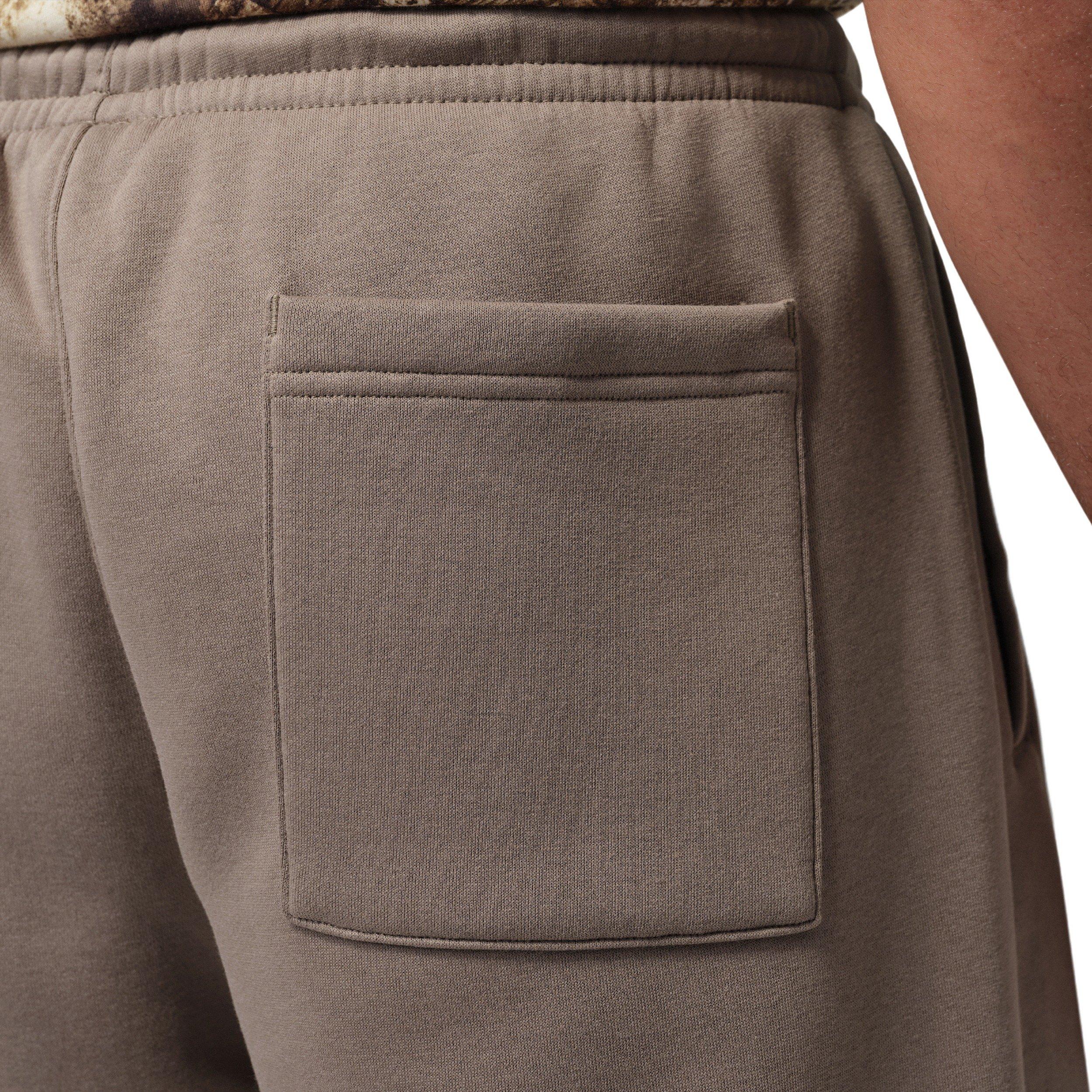 Jordan Men's Brooklyn Fleece Oversized Open-Hem Pants - BROWN Thumbnail View 4