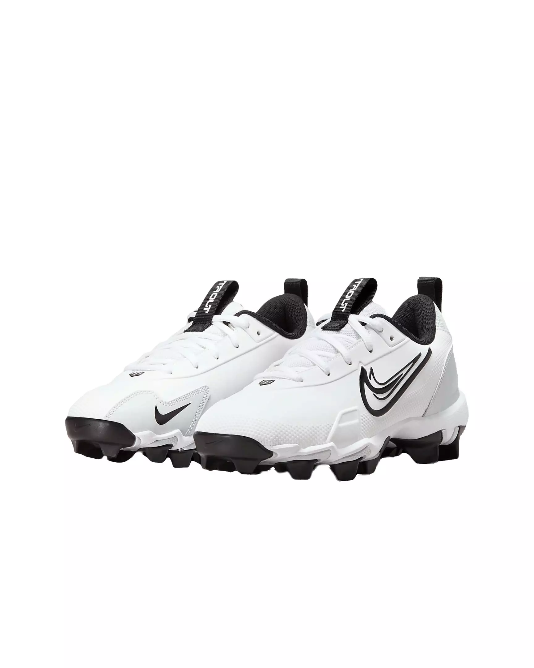 Nike Force Trout 9 Keystone Preschool Boys' Baseball Cleat - WHITE/PLATINUM/BLACK