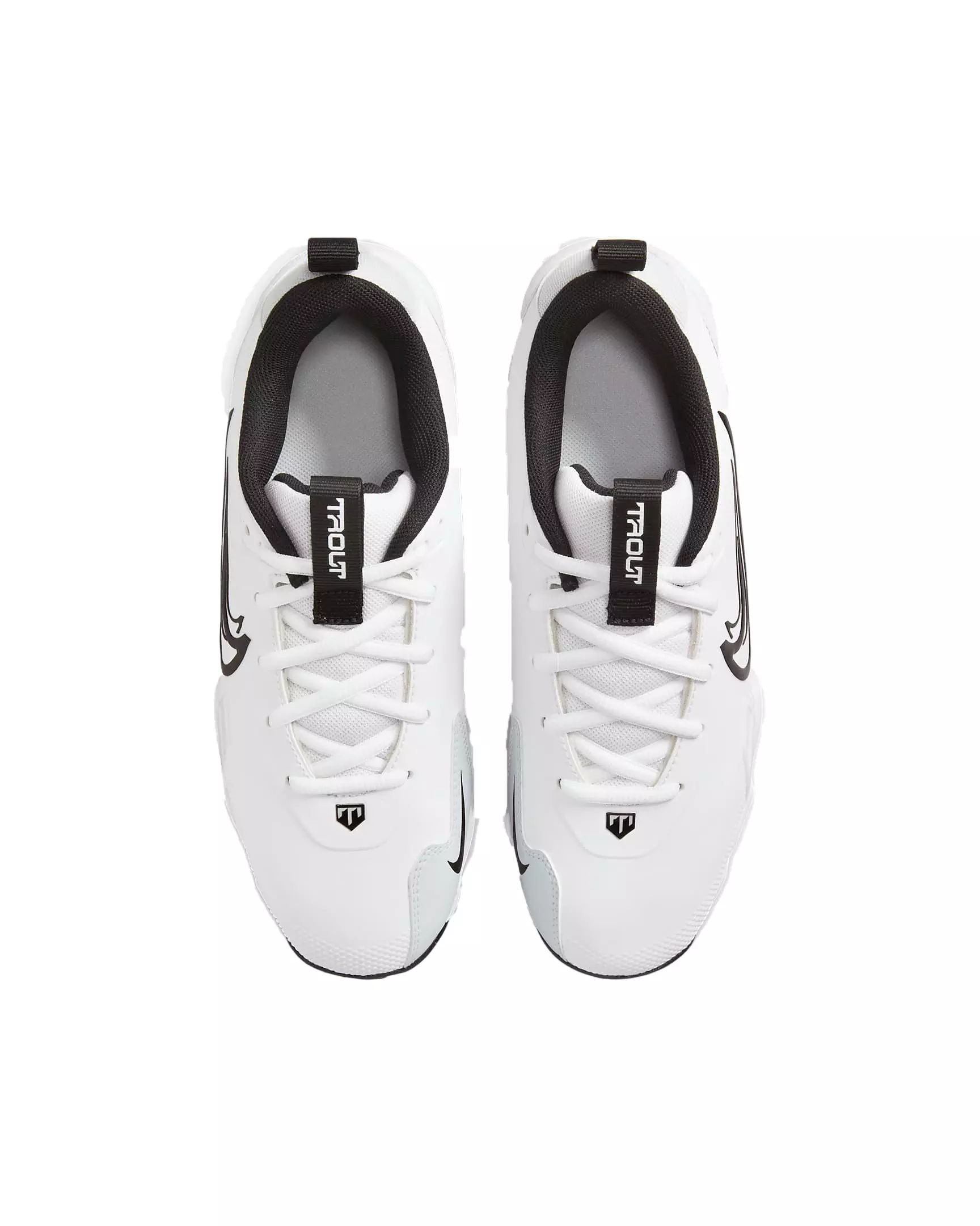 Nike Force Trout 9 Keystone Preschool Boys' Baseball Cleat - WHITE/PLATINUM/BLACK