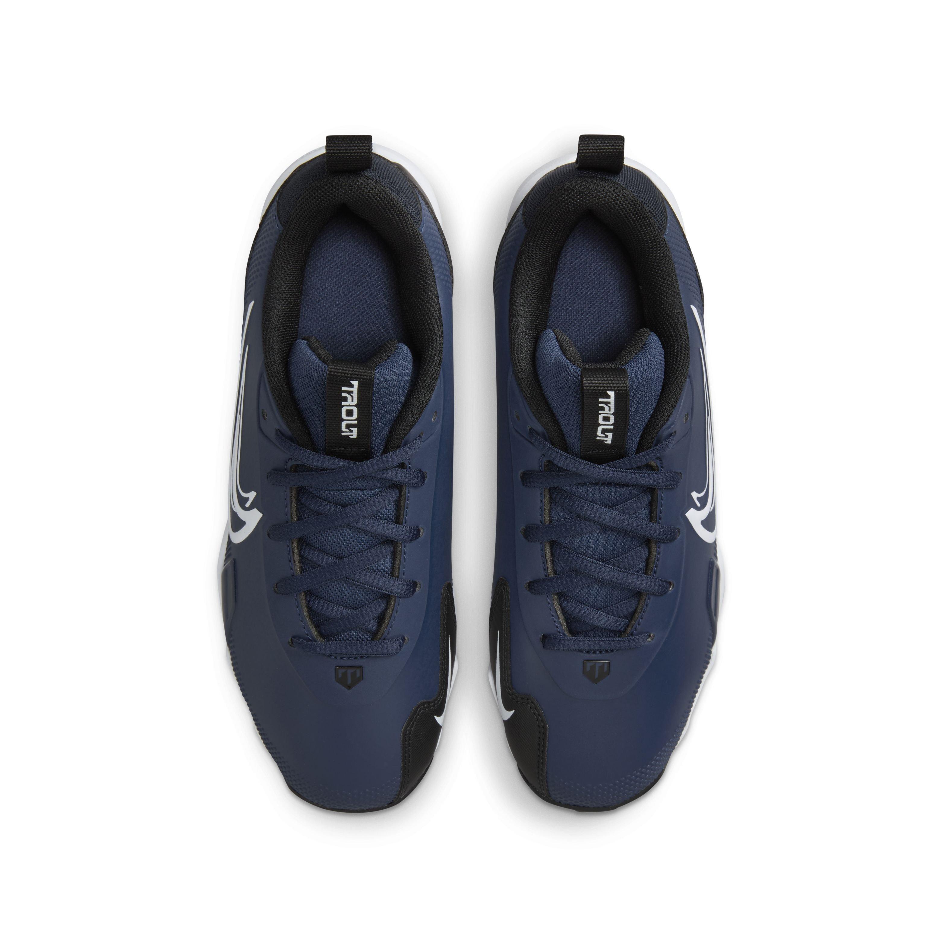 Nike Force Trout 9 Keystone Preschool Boys' Baseball Cleat - NAVY/DK OBSIDIAN/BLACK/WHITE Thumbnail View 4