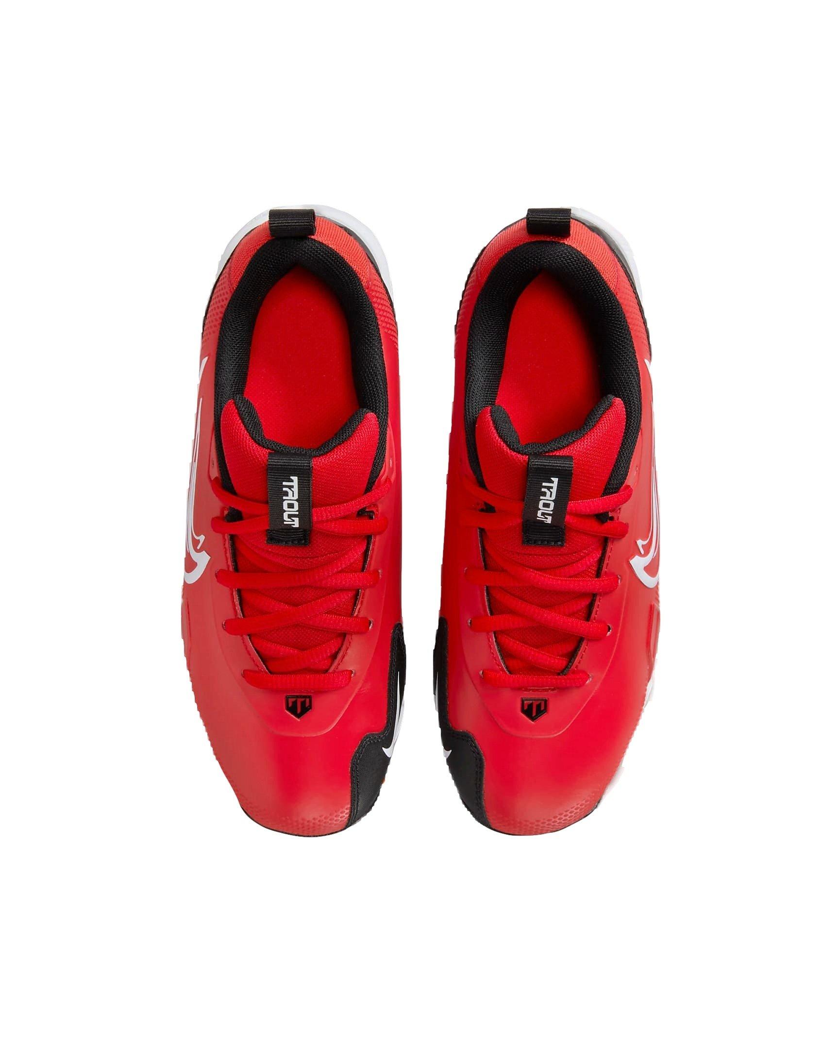 Nike Force Trout 9 Keystone Preschool Boys' Baseball Cleat - RED/LT CRIMSON/BLACK/WHITE Thumbnail View 4