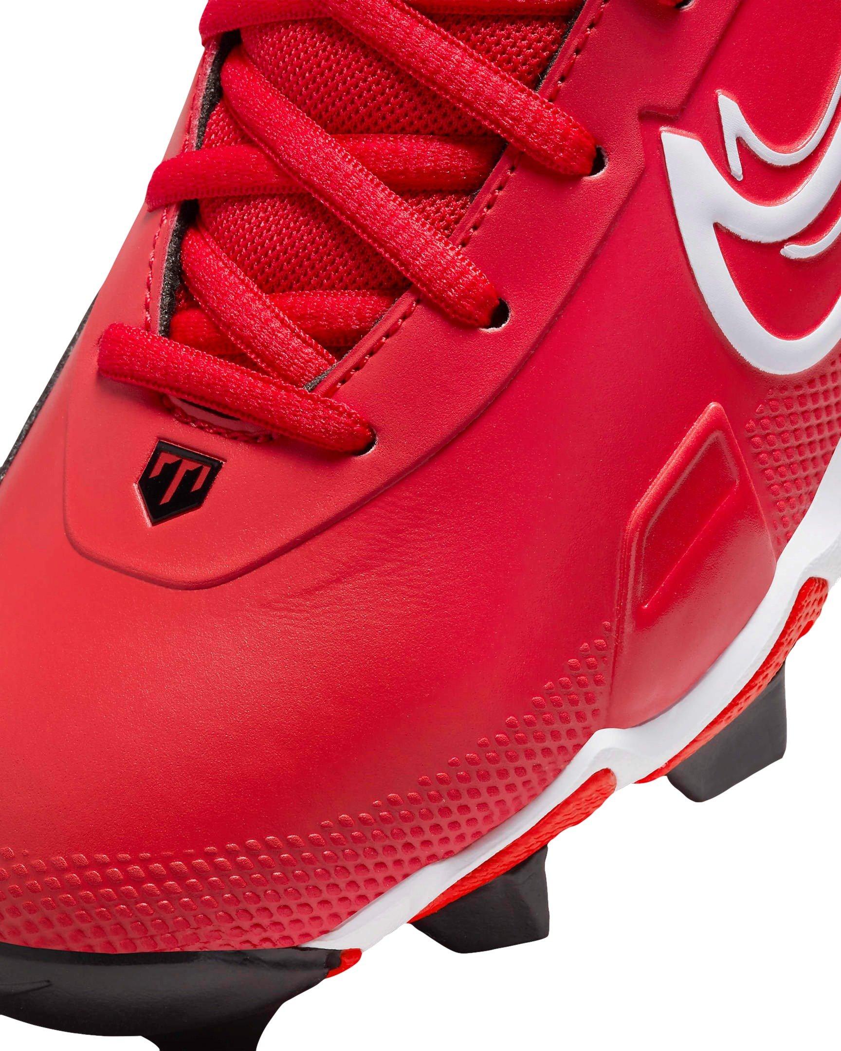 Nike Force Trout 9 Keystone Preschool Boys' Baseball Cleat - RED/LT CRIMSON/BLACK/WHITE Thumbnail View 7