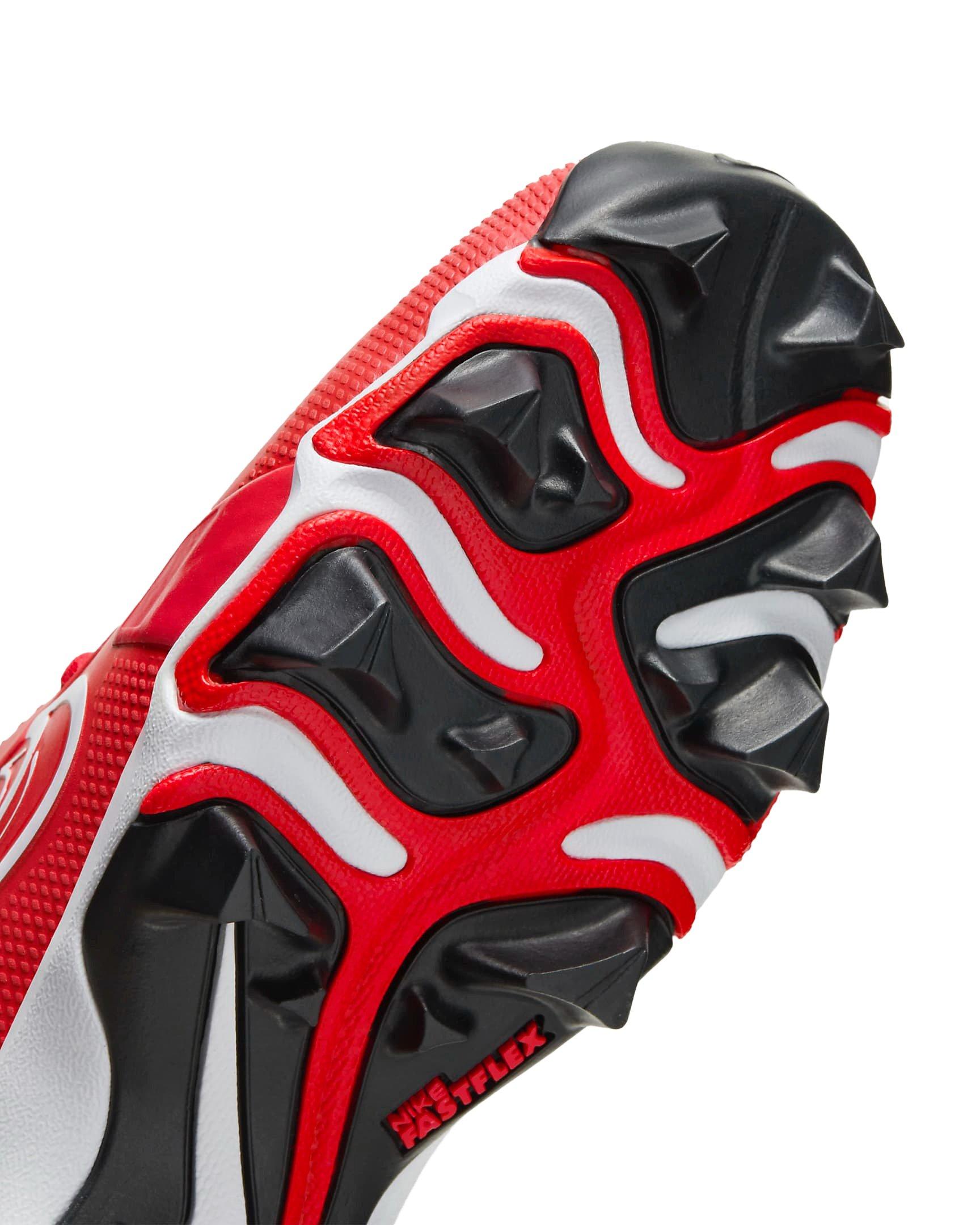 Nike Force Trout 9 Keystone Preschool Boys' Baseball Cleat - RED/LT CRIMSON/BLACK/WHITE Thumbnail View 8