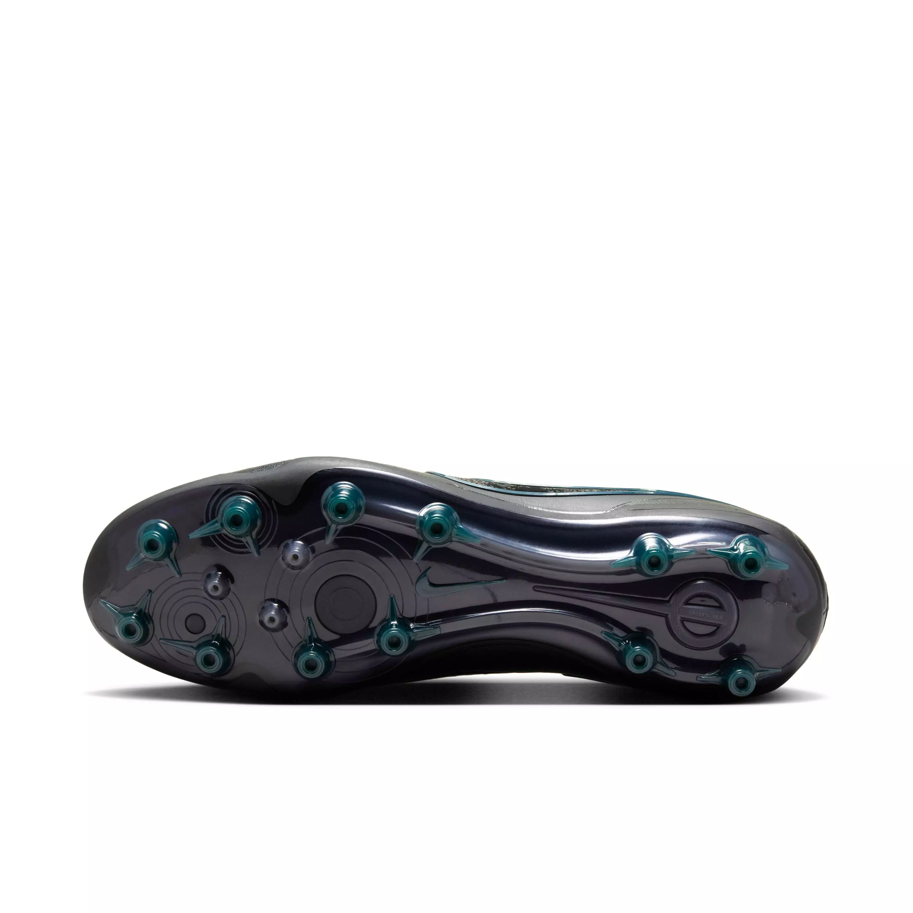 Nike Tiempo Legend 10 Elite AG "Black/Deep Jungle/Black" Men's Soccer Cleat - BLACK/JUNGLE/BLACK