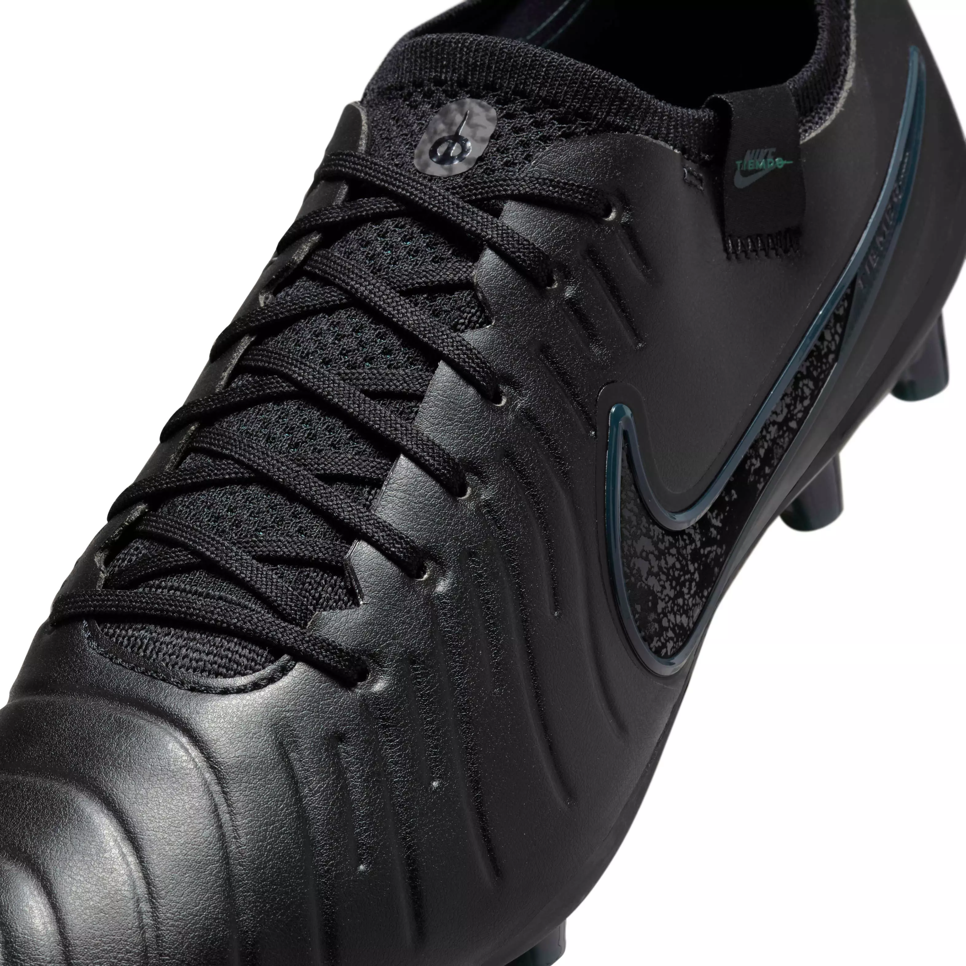 Nike Tiempo Legend 10 Elite AG "Black/Deep Jungle/Black" Men's Soccer Cleat - BLACK/JUNGLE/BLACK