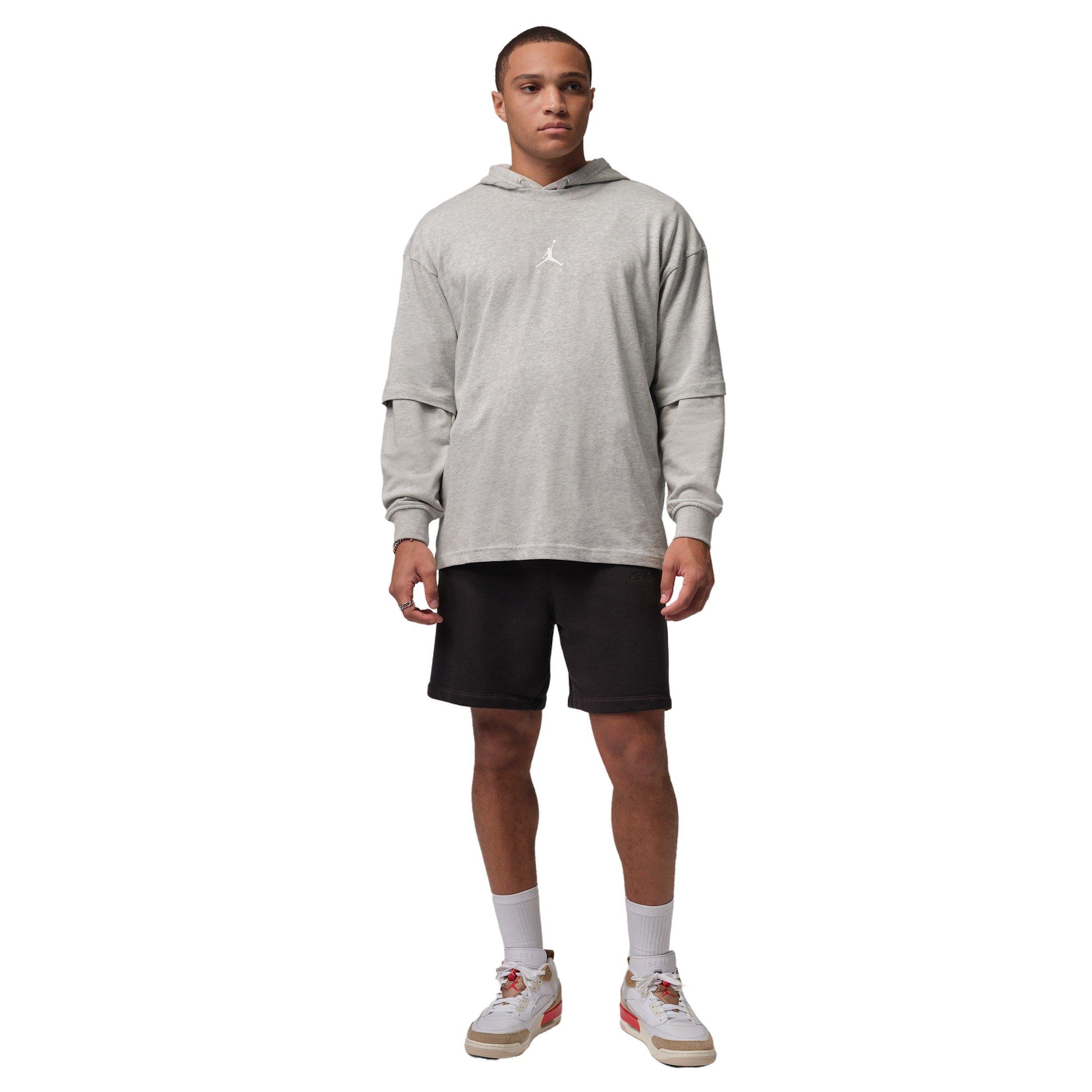 Jordan Men's Flight Essentials Oversized Short-Sleeve Crew T-Shirt - GREY Thumbnail View 5