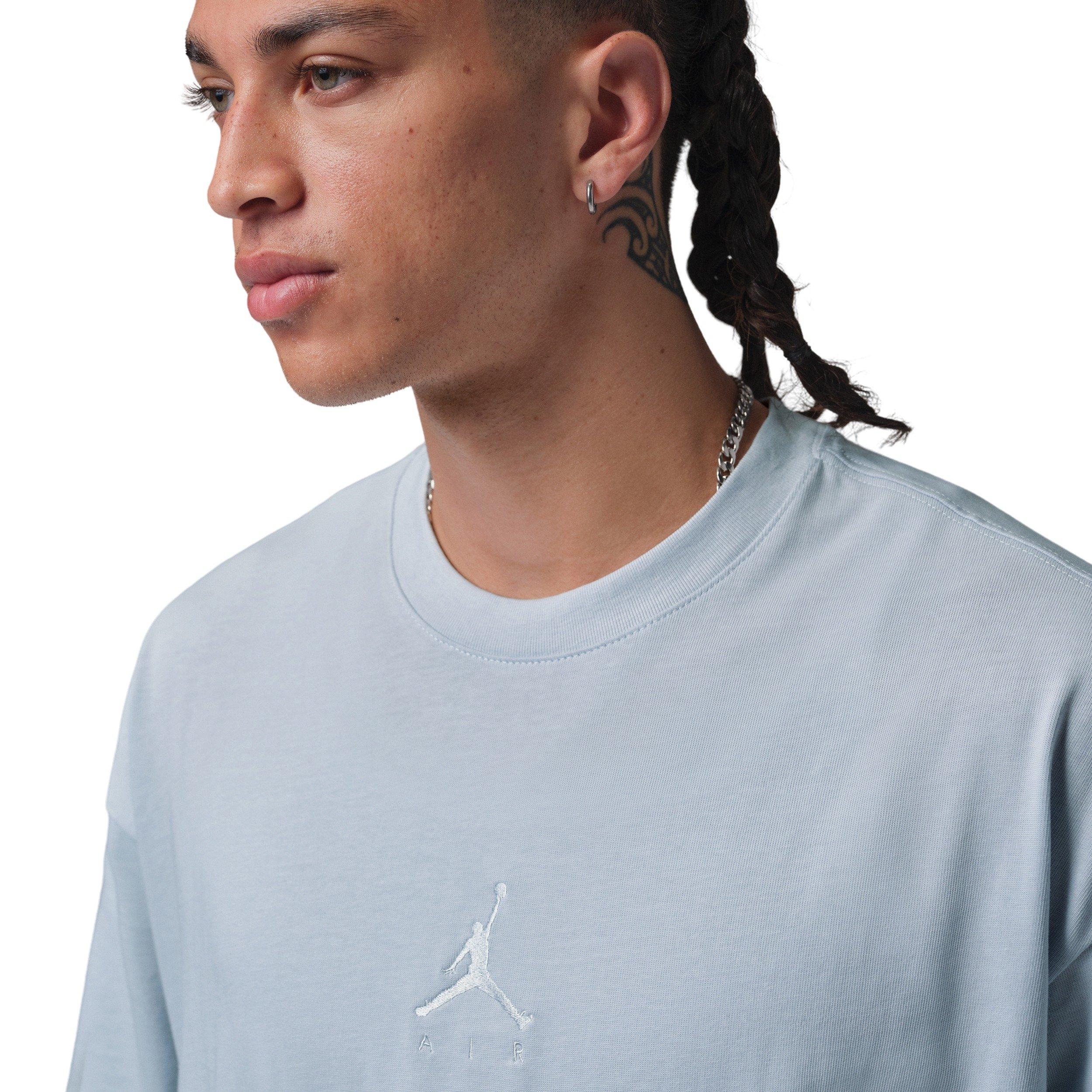 Jordan Men's Flight Essentials Oversized Short-Sleeve Crew T-Shirt - BLUE Thumbnail View 3