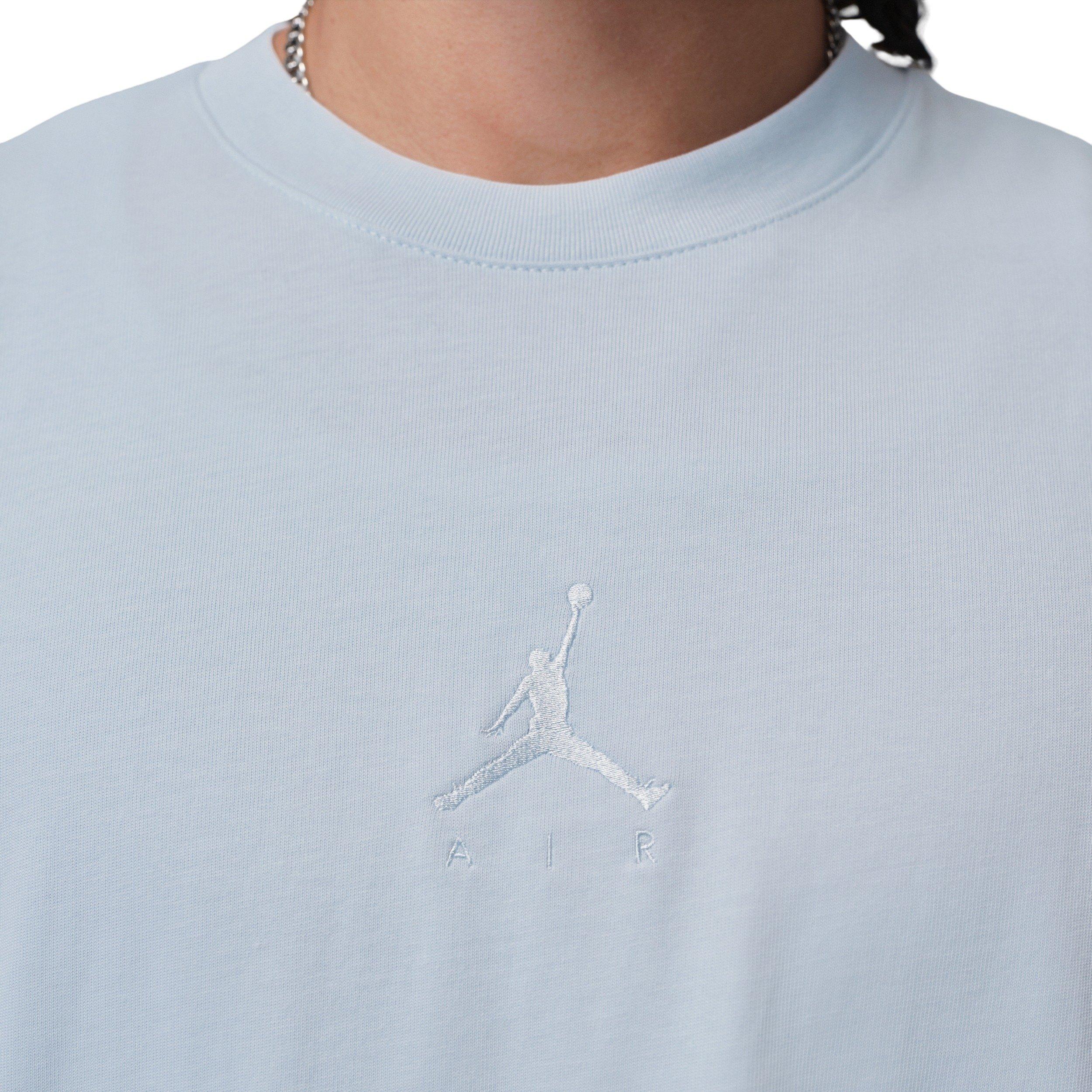 Jordan Men's Flight Essentials Oversized Short-Sleeve Crew T-Shirt - BLUE Thumbnail View 4
