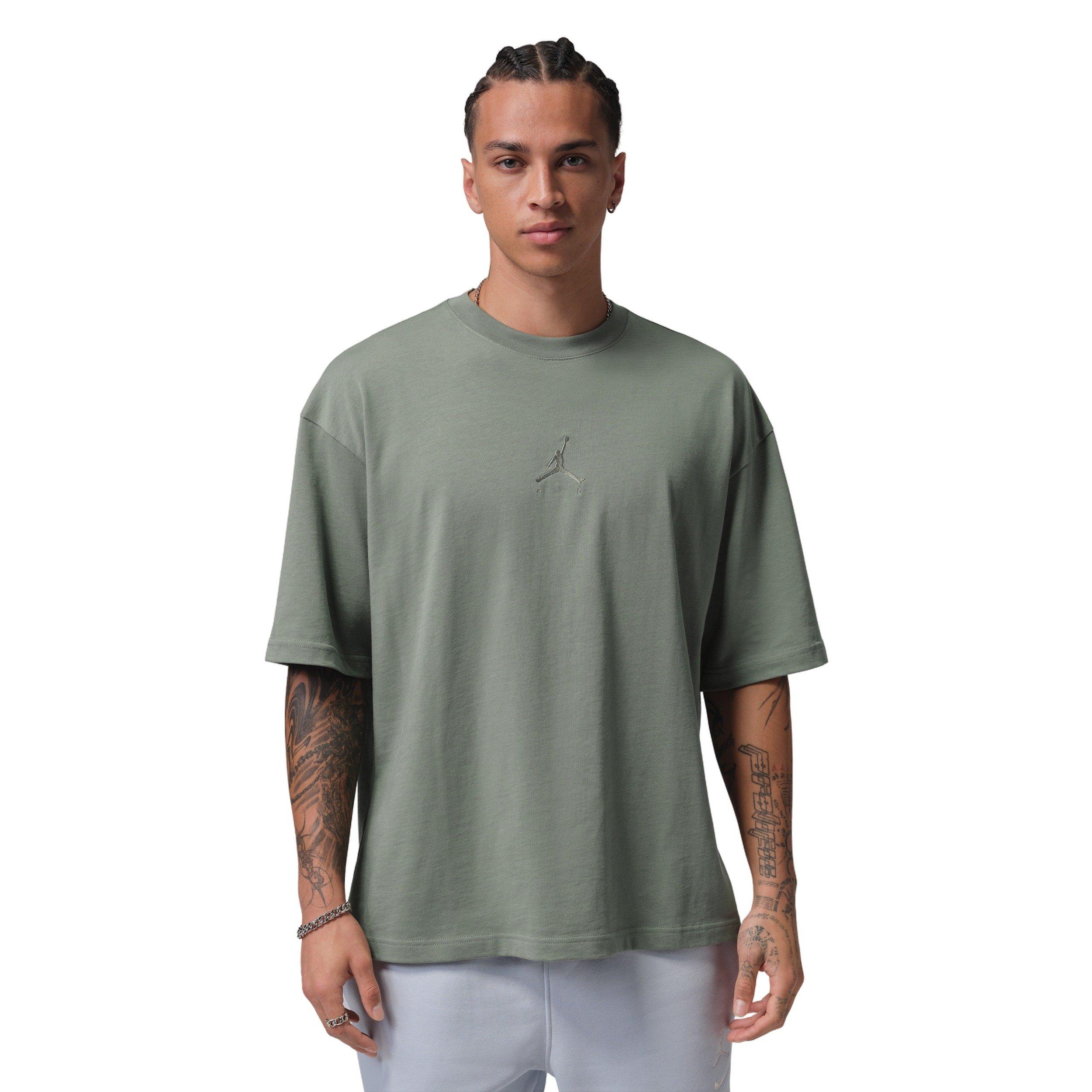 Jordan Men's Flight Essentials Oversized Short-Sleeve Crew T-Shirt - GREEN Thumbnail View 1