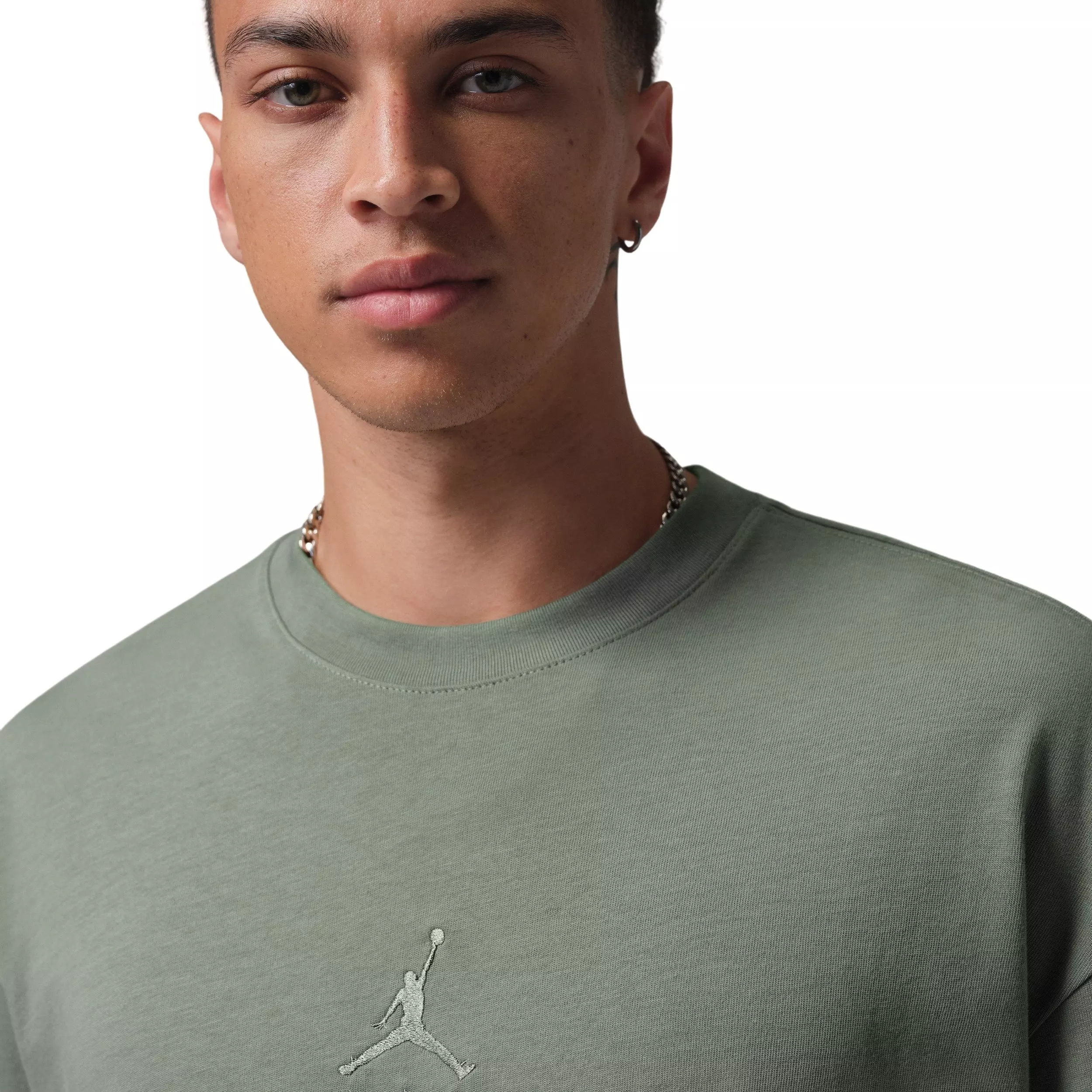 Jordan Men's Flight Essentials Oversized Short-Sleeve Crew T-Shirt - GREEN