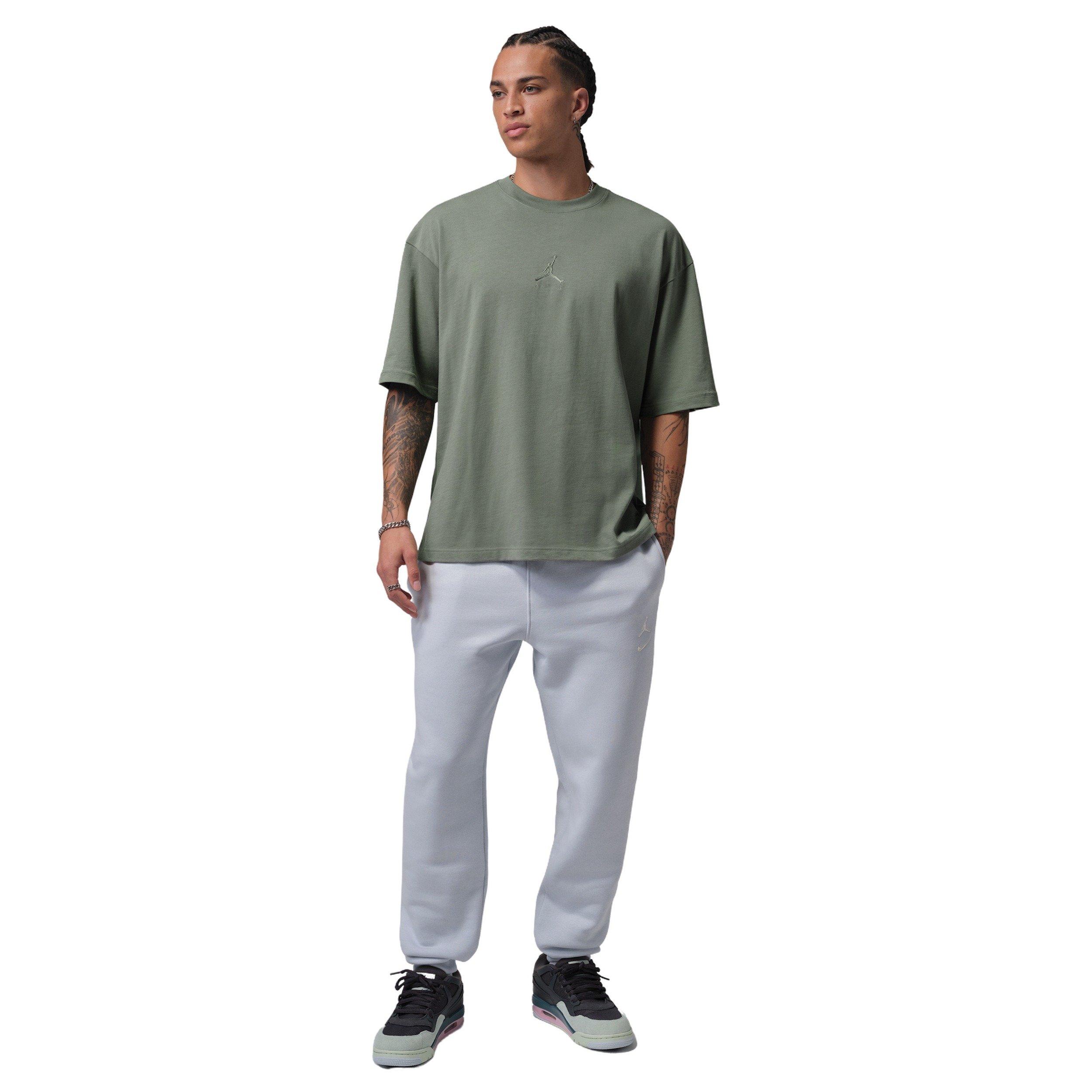 Jordan Men's Flight Essentials Oversized Short-Sleeve Crew T-Shirt - GREEN Thumbnail View 5
